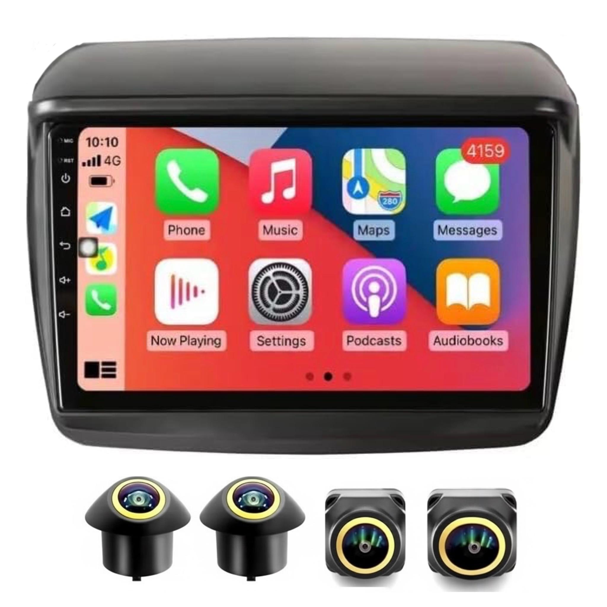 Android Car Stereo for Mitsubishi Pajero Sport L200 Triton 2008-2016 9 Inch IPS.QLED Touch Screen with AHD Camera Included - Image 2