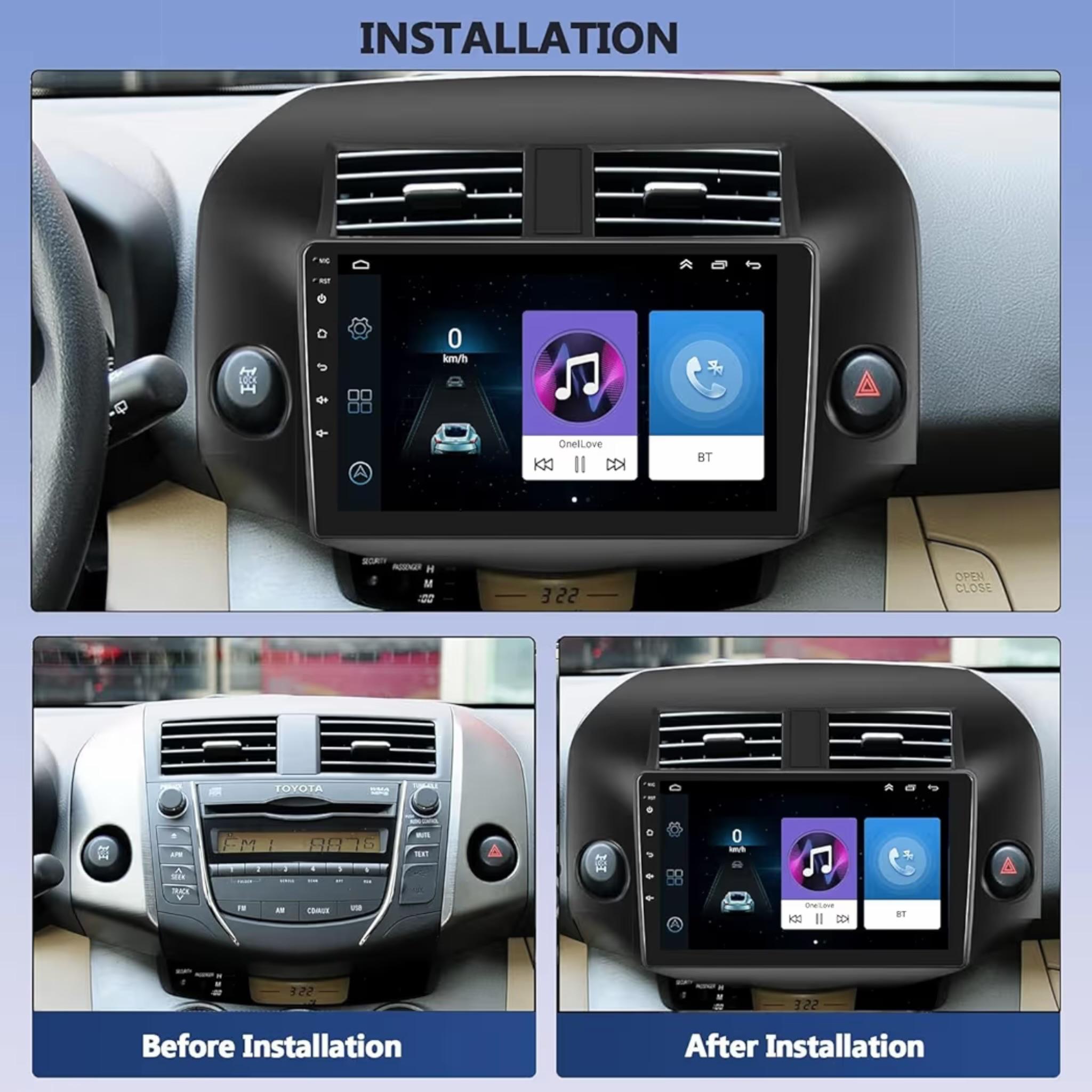 Android Car Stereo for TOYOTA RAV4 2007-2012 10 Inch IPS.QLED Touch Screen with AHD Camera Included - Image 3