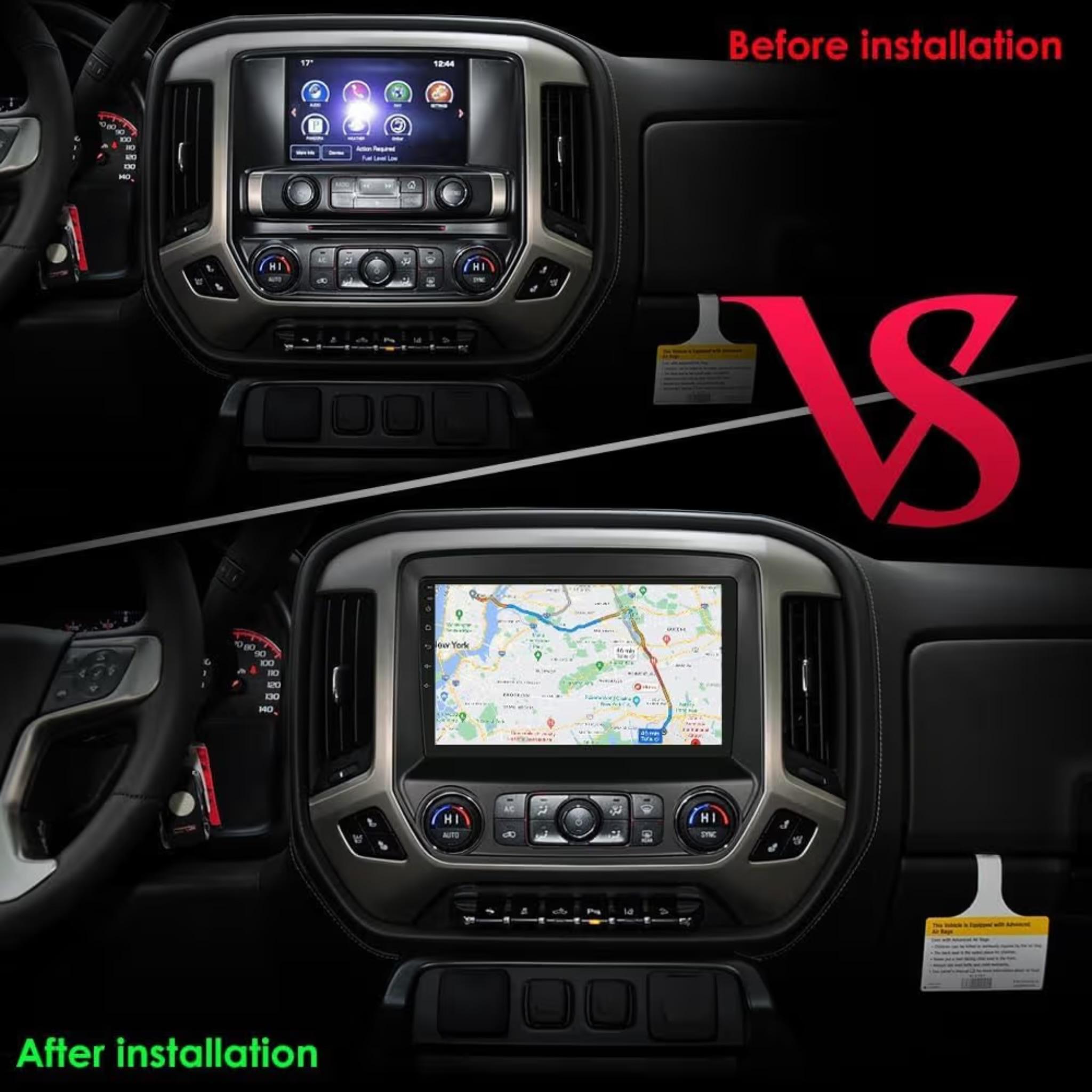 Android Car Stereo for GMC Sierra 2014-2018 10 Inch IPS.QLED Touch Screen with AHD Camera Included - Image 3