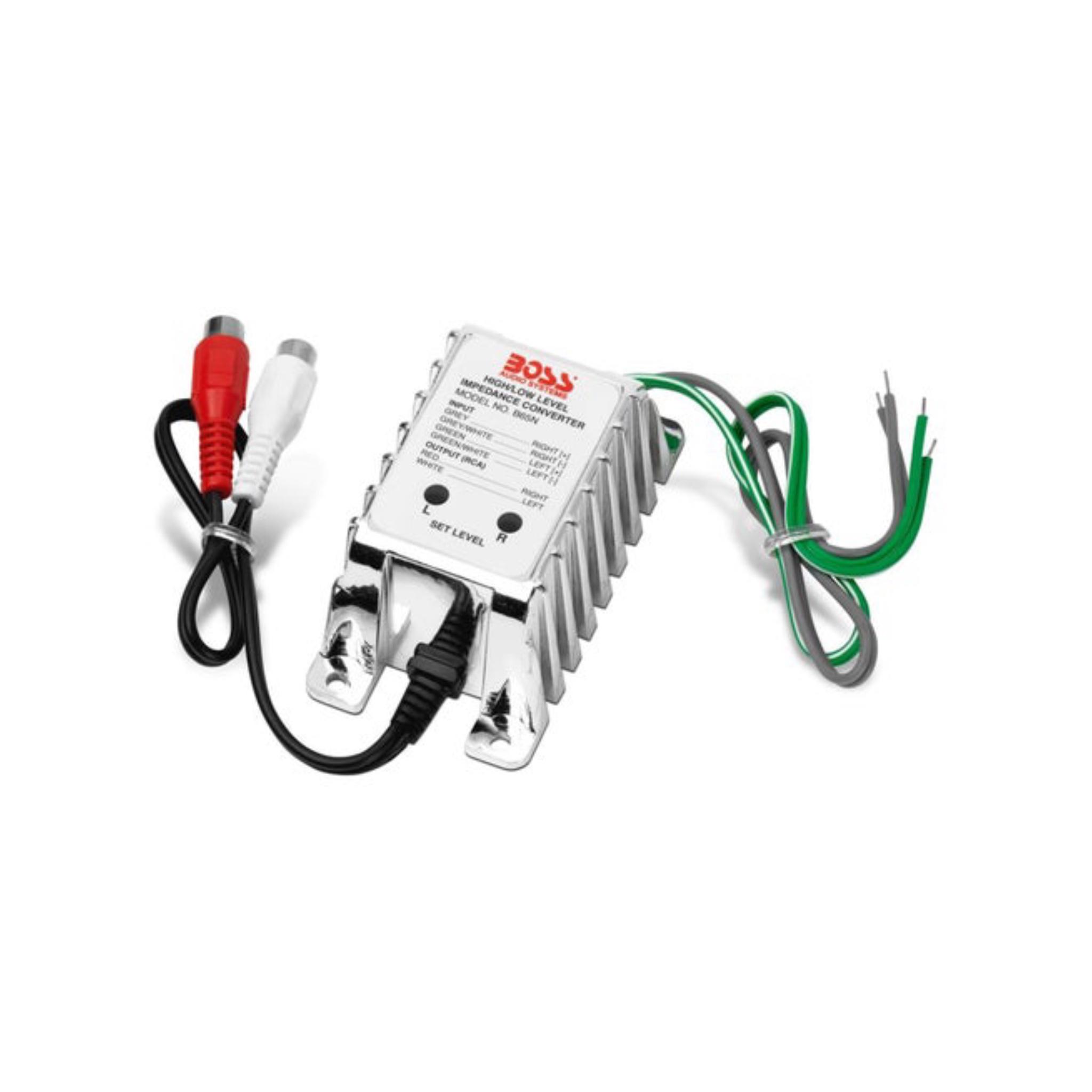 BOSS Audio Systems B65N High Level to RCA Converter Noise Filter for Car Audio Systems