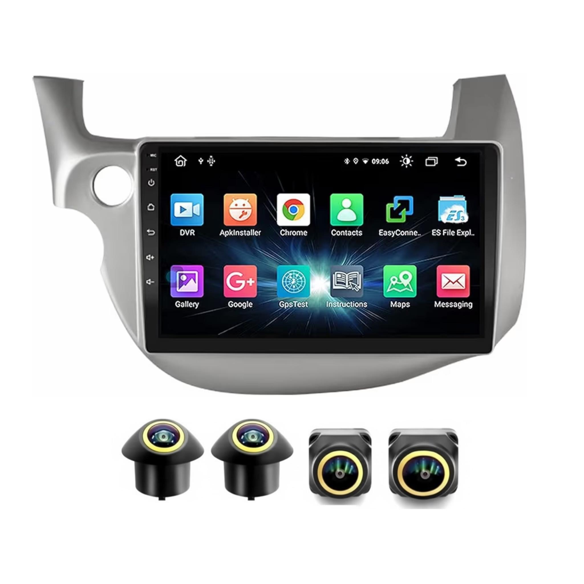 Android Car Stereo for Honda Fit 2008-2013 10 Inch IPS.QLED Touch Screen with AHD Camera Included - Image 2