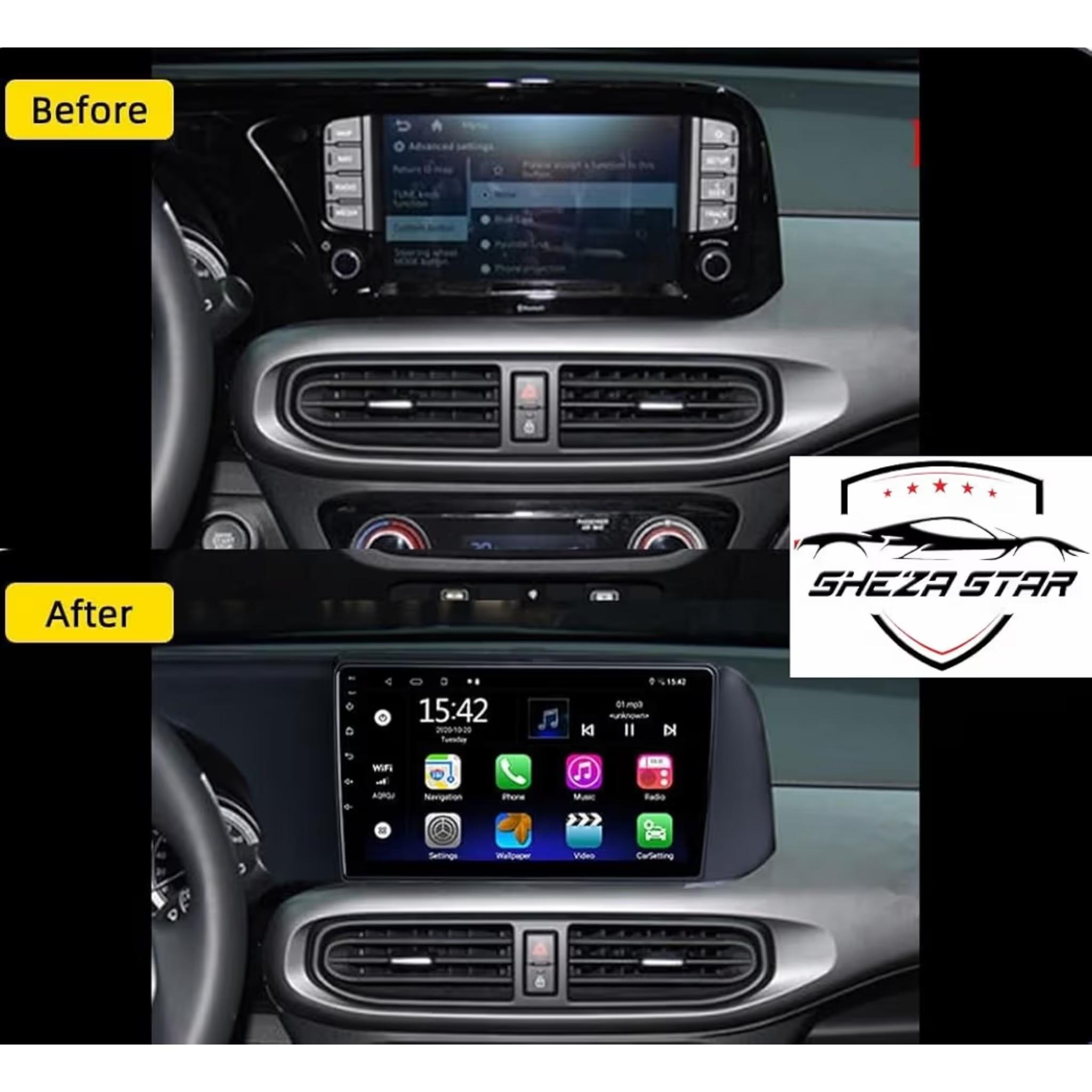 Android Car Stereo for Hyundai i10 2019-2023 9 Inch IPS.QLED Touch Screen with AHD Camera Included - Image 3
