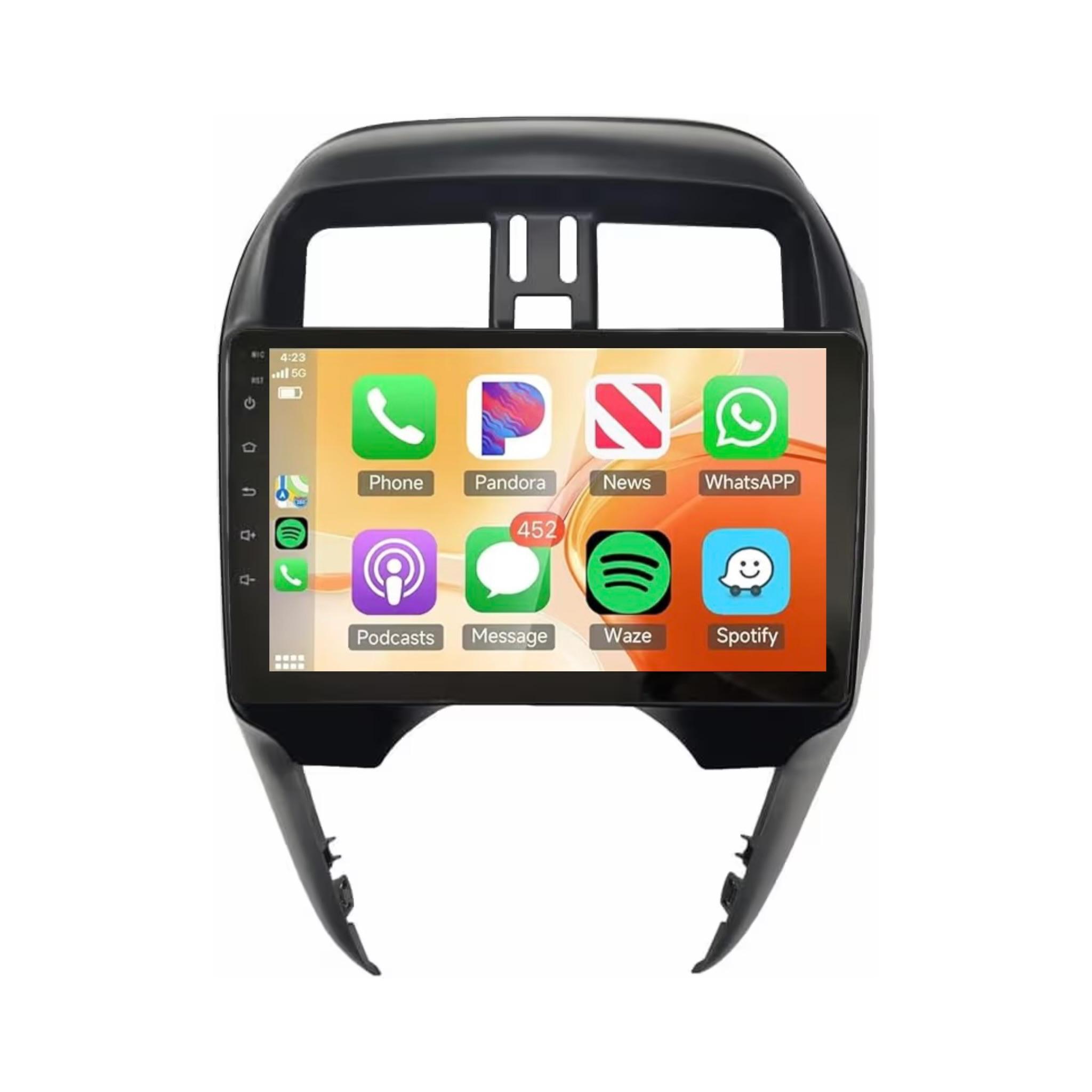 Android Car Stereo for Nissan Sunny 2014-2019 10 Inch IPS.QLED Touch Screen with AHD Camera Included