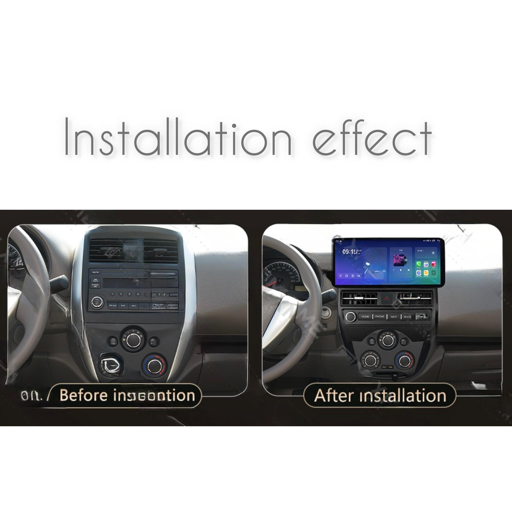 Android Car Stereo 12.3 Inch For Nissan Sunny 2014-2019 IPS.QLED Touch Screen with AHD Camera Included - Image 2