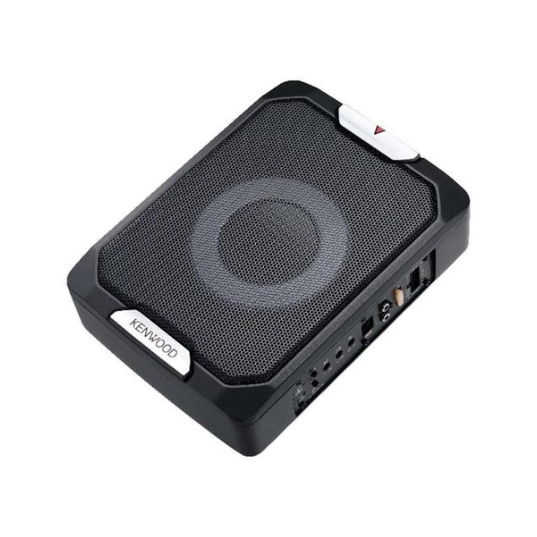 KENWOOD KSC-PSW88 8″ 700w Underseat Active Subwoofer Rear Deck Mounted Rectangular Car Speaker (700 W)