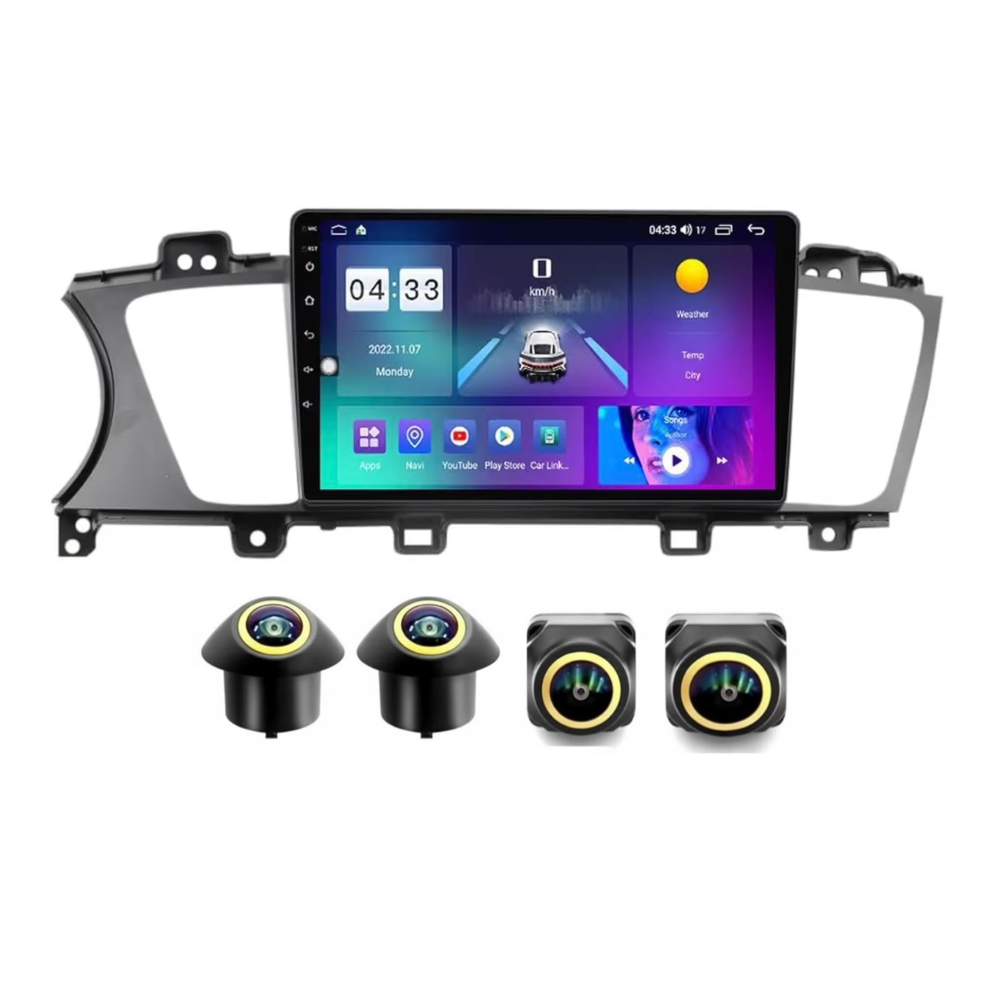 Android Car Stereo for KIA K7 Cadenza 2013-2017 9 Inch IPS.QLED Touch Screen with AHD Camera Included - Image 2