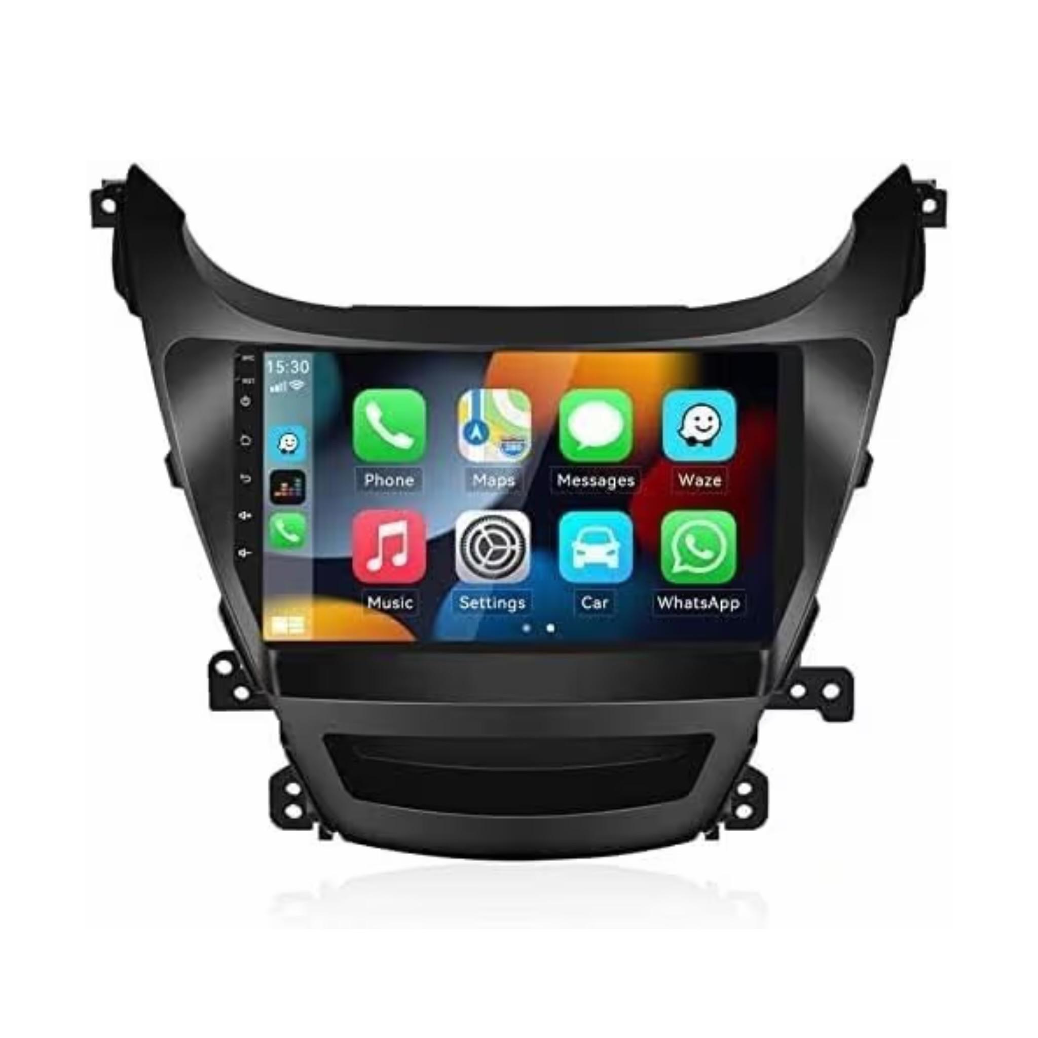 Android Car Stereo for Hyundai Elantra 2014 2015 9 Inch IPS.QLED Touch Screen with AHD Camera Included