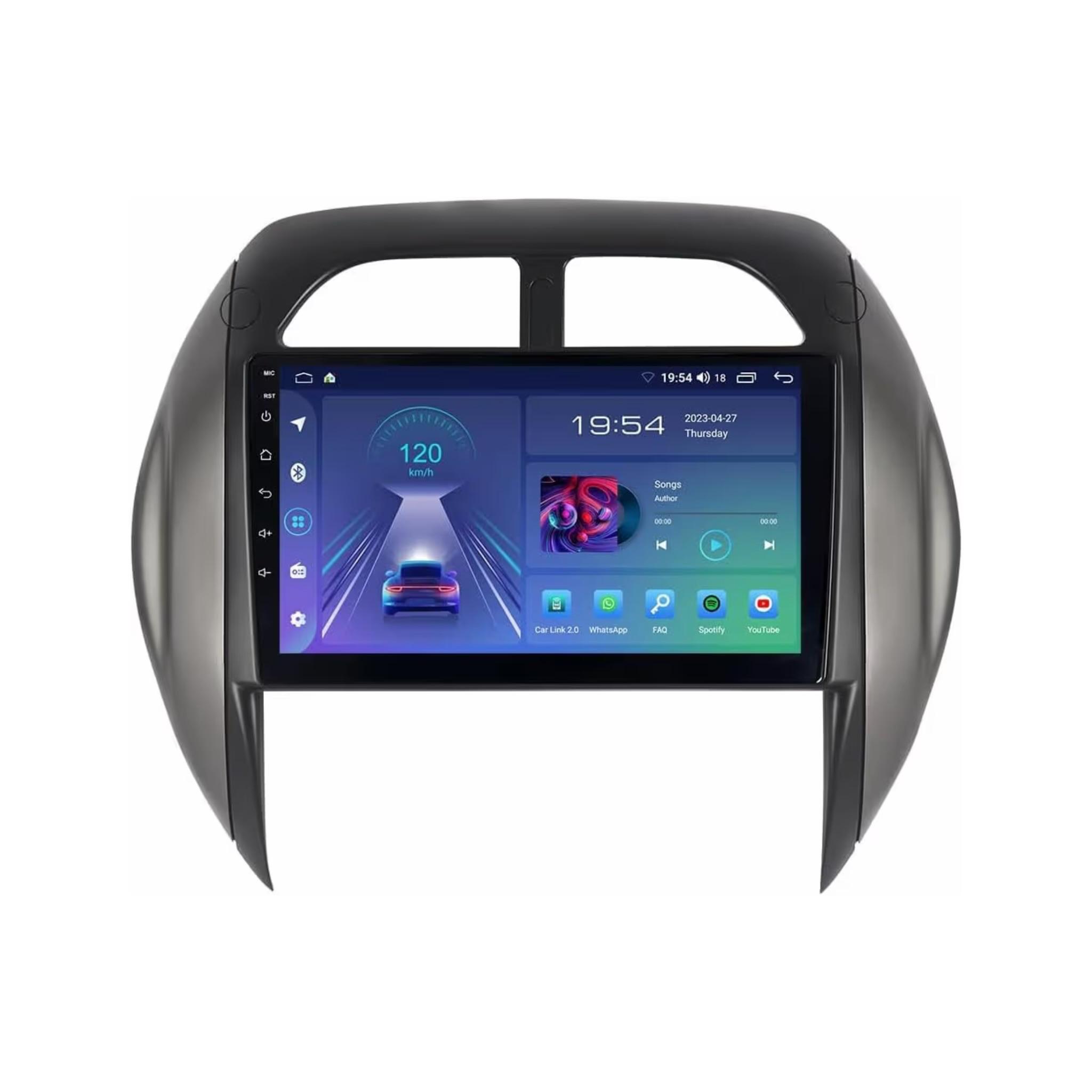 Android Car Stereo for Toyota RAV4 2003-2005 9 Inch IPS.QLED Touch Screen with AHD Camera Included