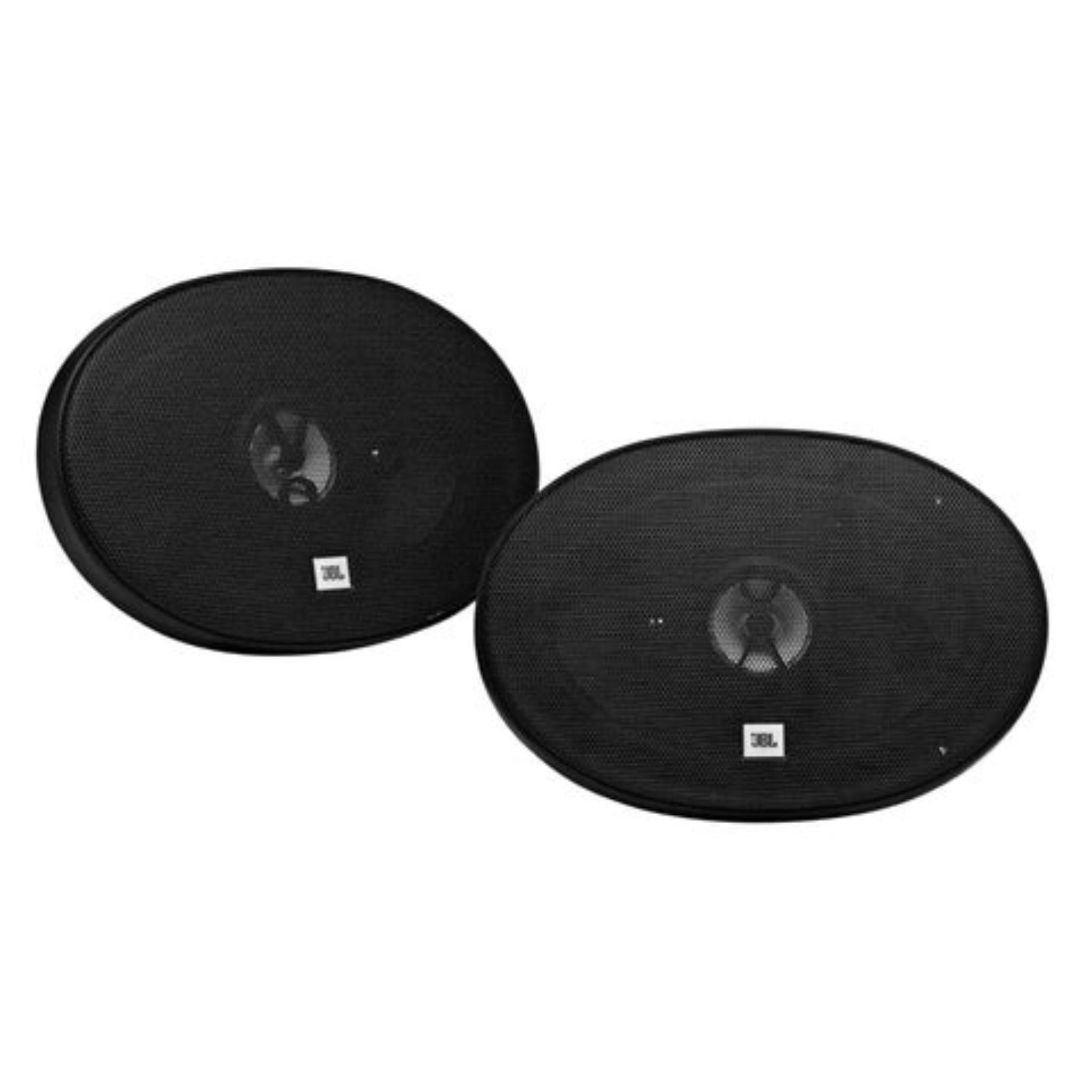 JBL Stage1 9631 3-Way Car Speaker Set by Harman Kardon - 300 Watt Oval Car HiFi Car Speaker Boxes 16.5 x 23 cm 6 x 9 Inches Black