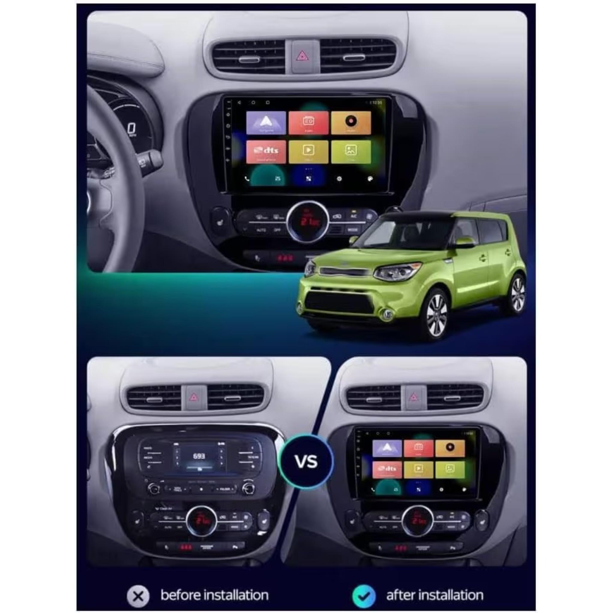Android Car Stereo for Kia Soul 2013-2019 9 Inch IPS.QLED Touch Screen with AHD Camera Included - Image 3