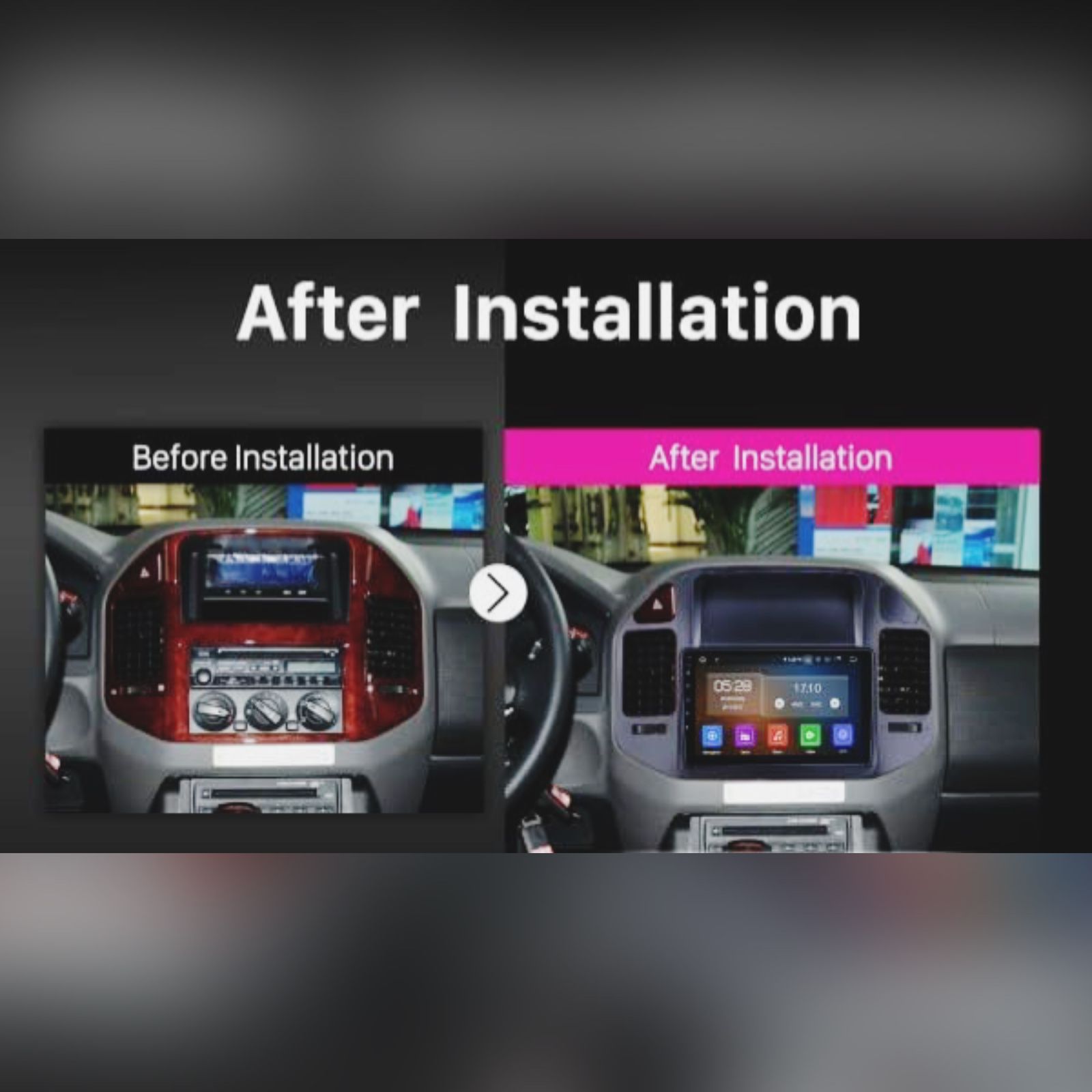 Android Car Stereo for Mitsubishi Pajero V73 2004-2011 9 Inch IPS.QLED Touch Screen with AHD Camera Included - Image 3