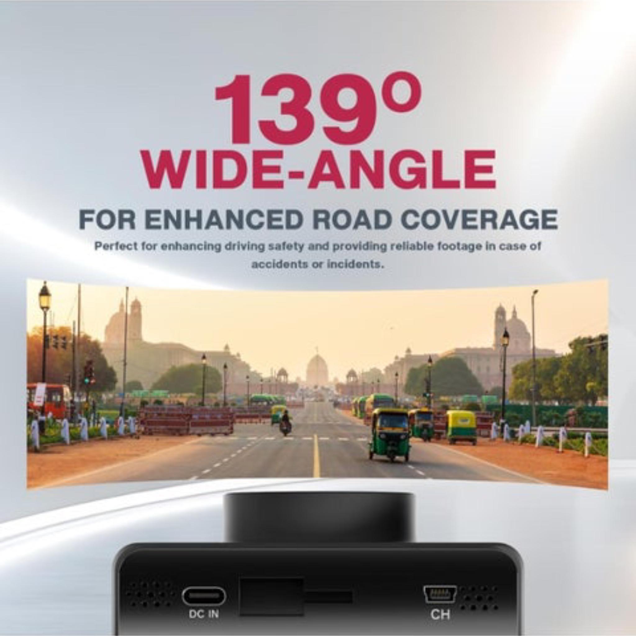 Pioneer Car Dash Camera VREC-H320SC | App Support | ADAS Warnings | 2MP 1080P | Wide Dynamic Range - Image 2
