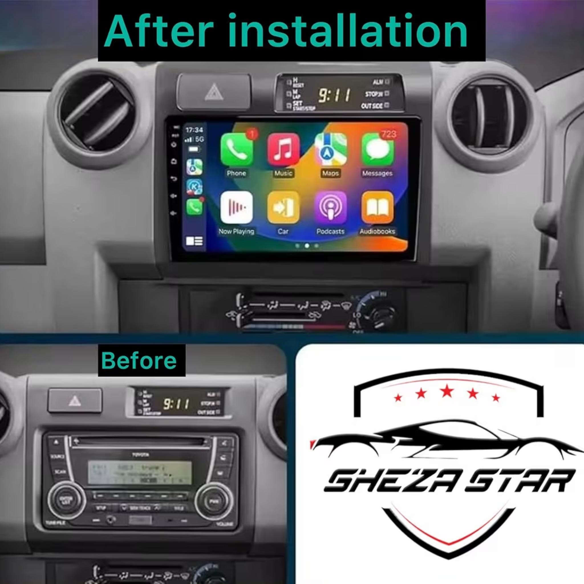 Android Car Stereo for Toyota Land Cruiser Pickup LC79 LC70 2007-2020 9 Inch IPS.QLED Touch Screen with AHD Camera Included - Image 3