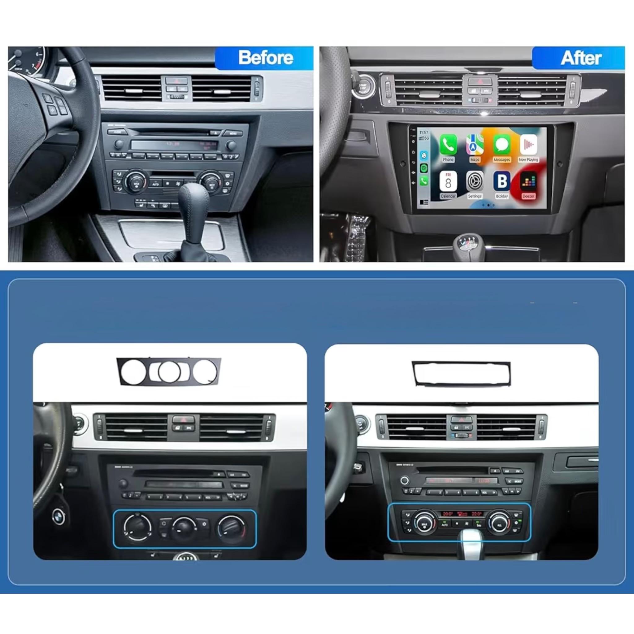 Android Car Stereo for BMW 3 Series E90 E91 E92 E93 2005-2013 9 Inch IPS.QLED Touch Screen with AHD Camera Included - Image 3