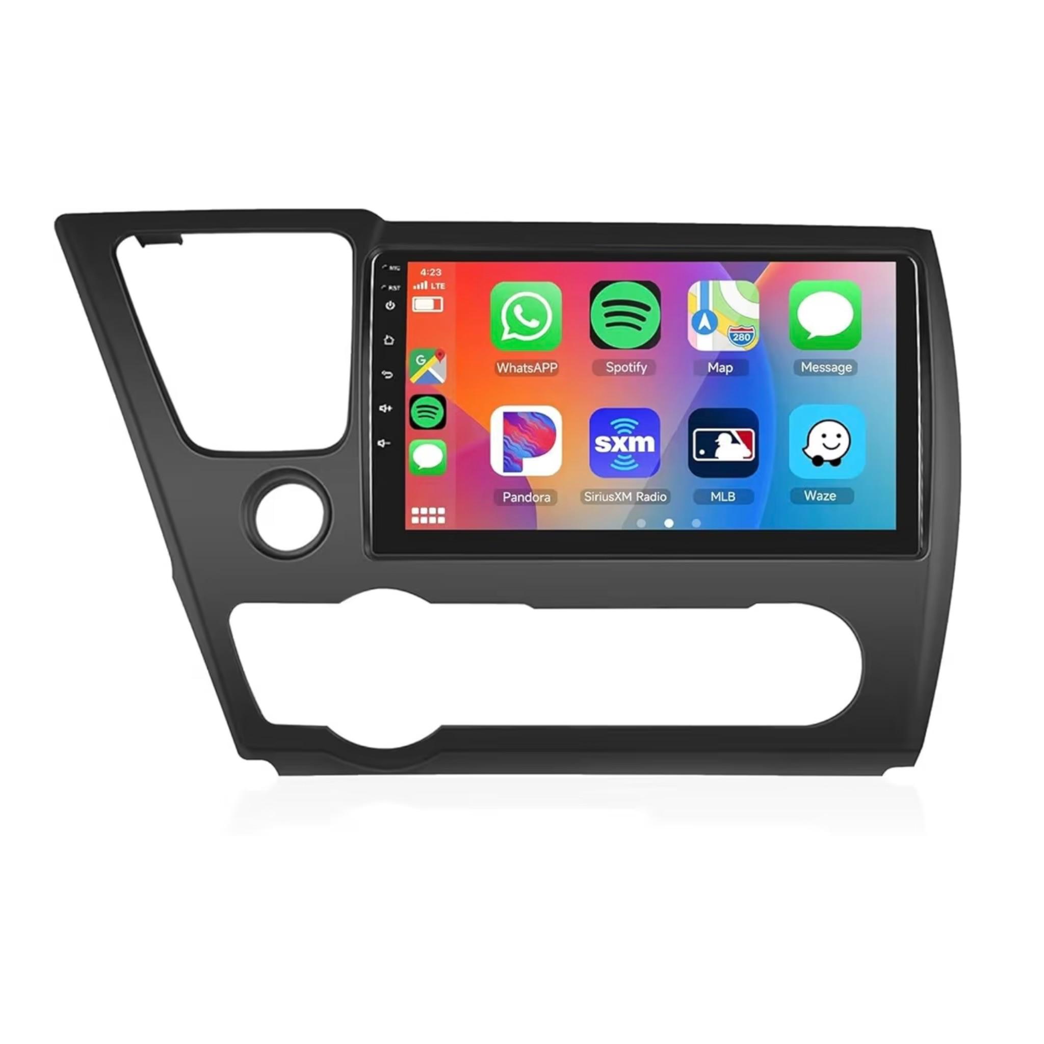 Android Car Stereo for Honda Civic 2013-2017 9 Inch IPS.QLED Touch Screen with AHD Camera Included