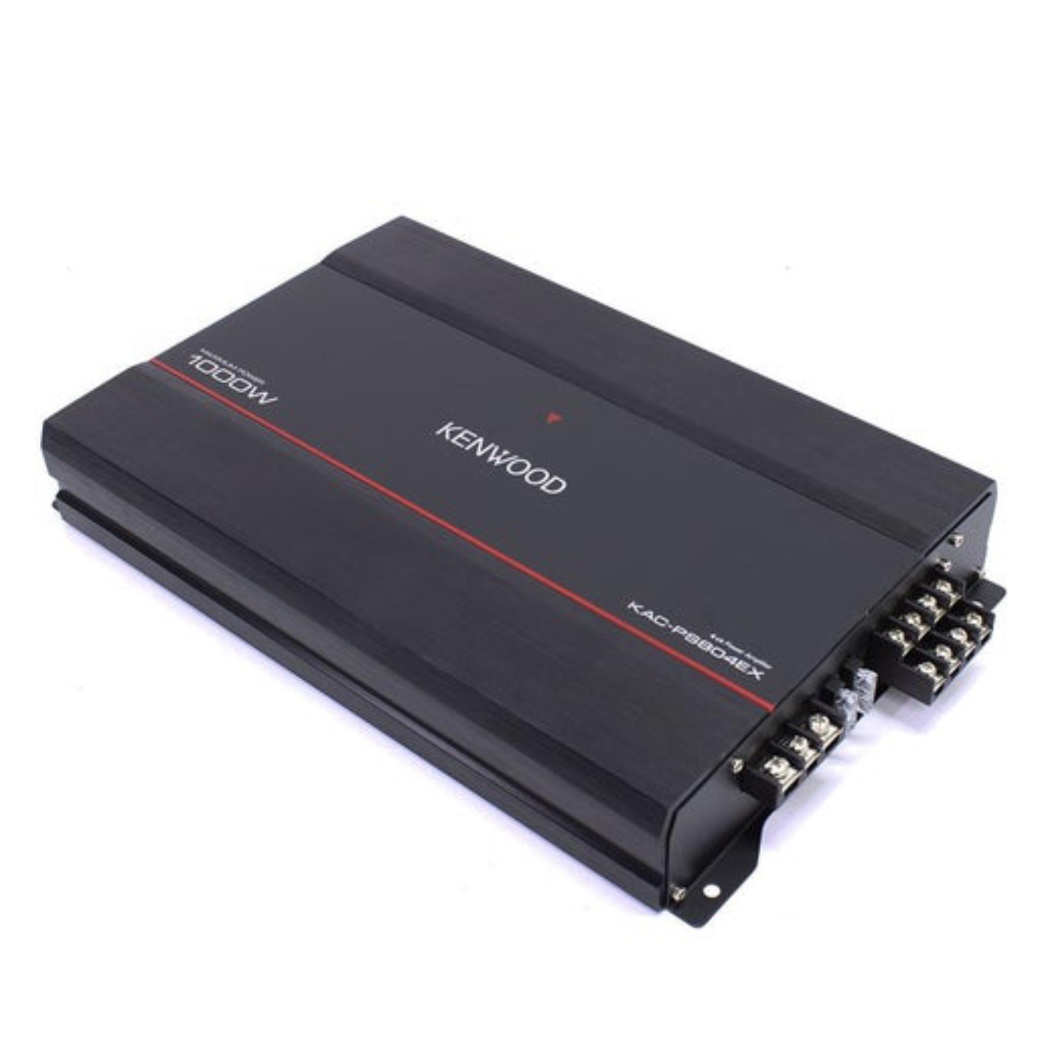KENWOOD Amplifier 4-Channel 1000w KAC PS804EX Bridgeable with Bass Built in Cooling Fan - Image 2