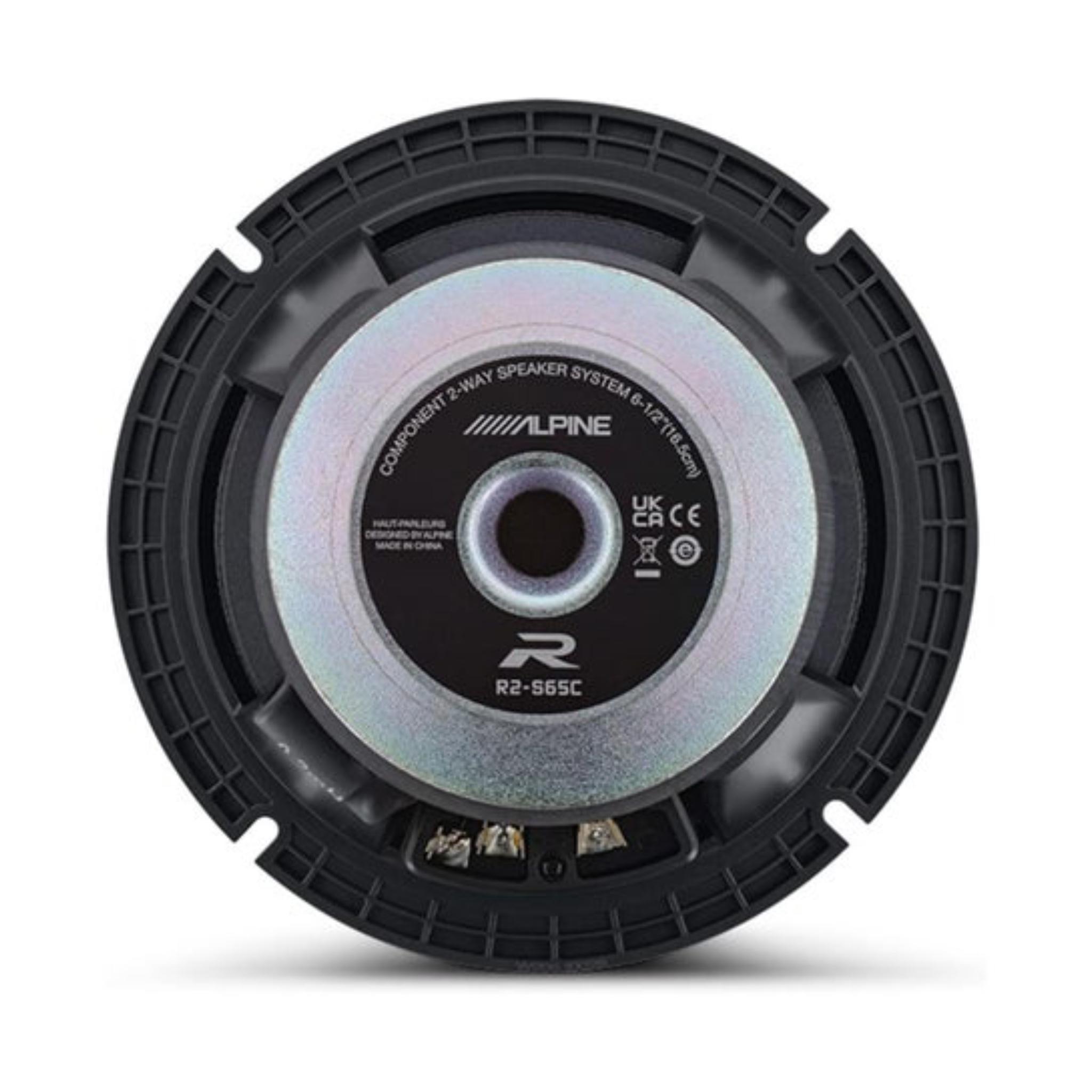 Alpine R-Series R2-S65C 6-1/2" 2-Way Component Speakers with 300 Watt Peak Power - Image 2