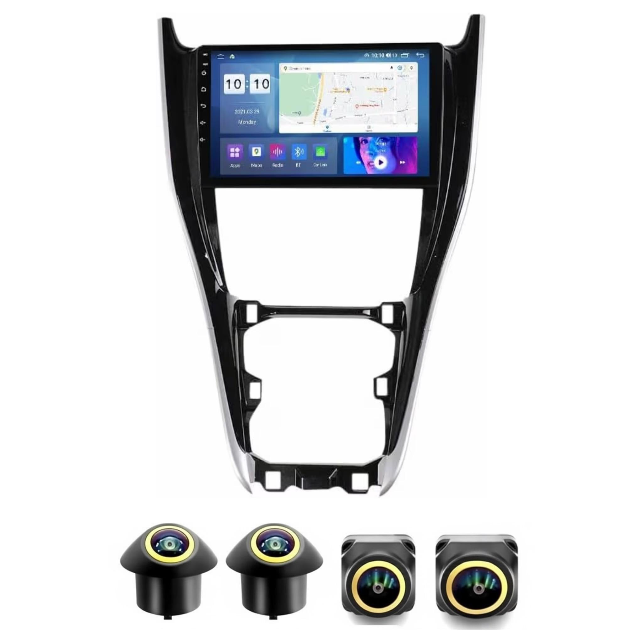Android Car Stereo for Toyota Harrier 2013-2020 10 Inch IPS.QLED Touch Screen with AHD Camera Included - Image 2