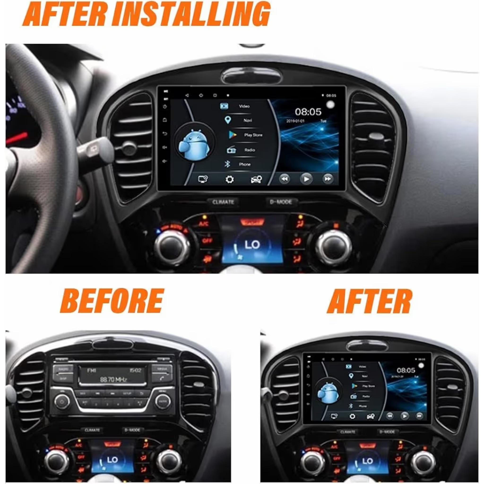 Android Car Stereo for Nissan Juke 2010-2014 Infiniti ESQ 2012-2017 9 Inch IPS.QLED Touch Screen with AHD Camera Included - Image 3