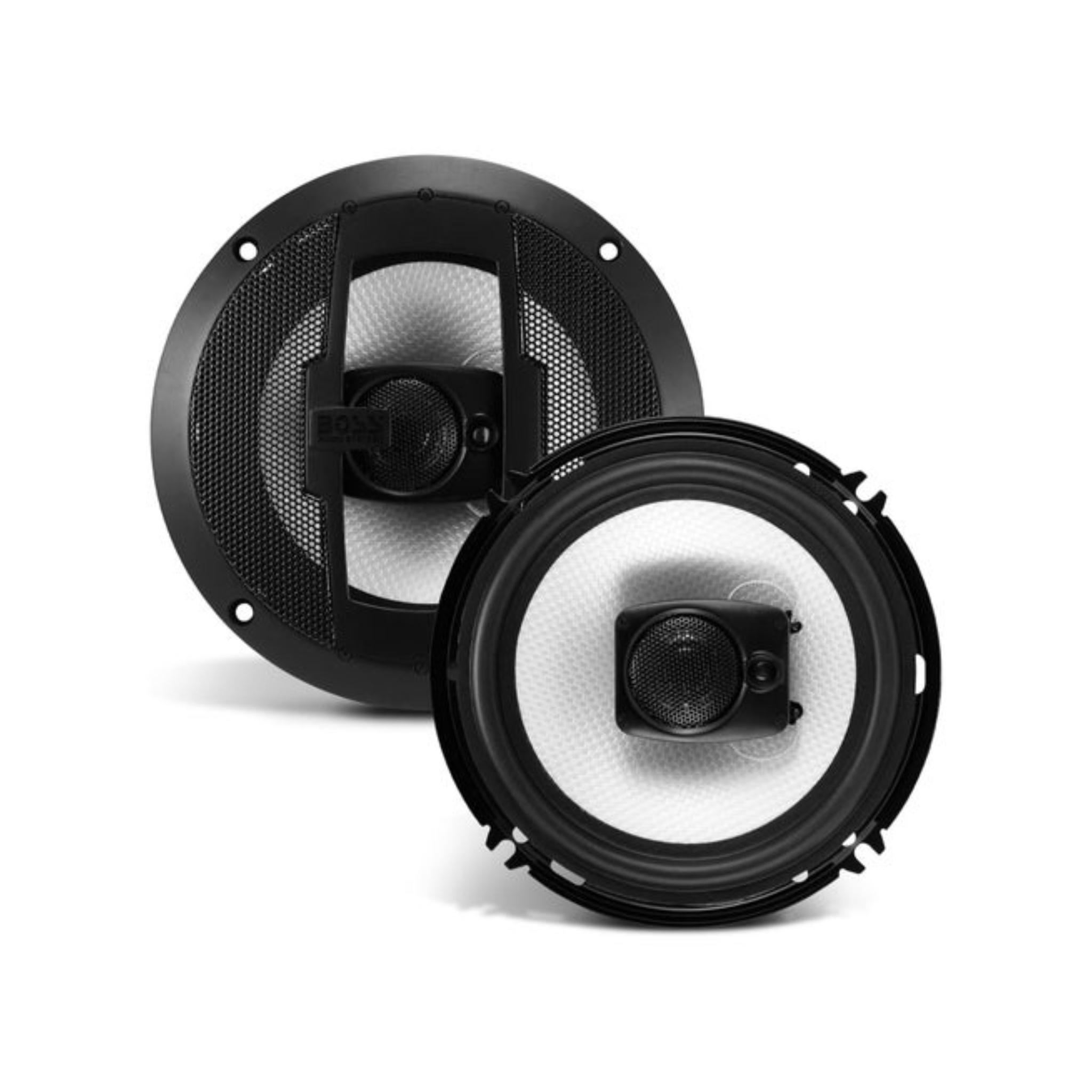 BOSS Audio Systems R63 300 Watt Per Pair, 6.5 Inch, Full Range, 3 Way Car Speakers Sold in Pairs