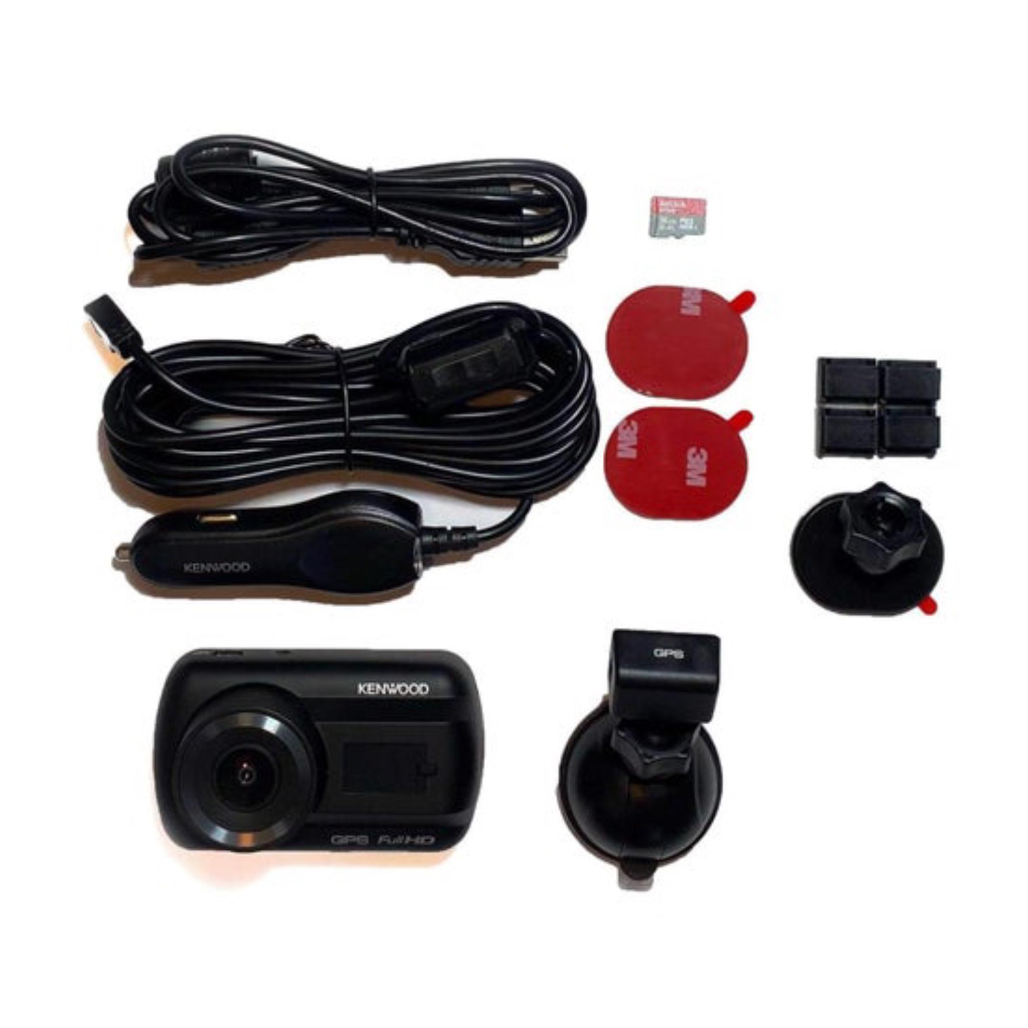 KENWOOD DRV-A201 Full HD Dash Cam with 3-Axis G-sensor and GPS + 16GB Micro SD Card - Image 2