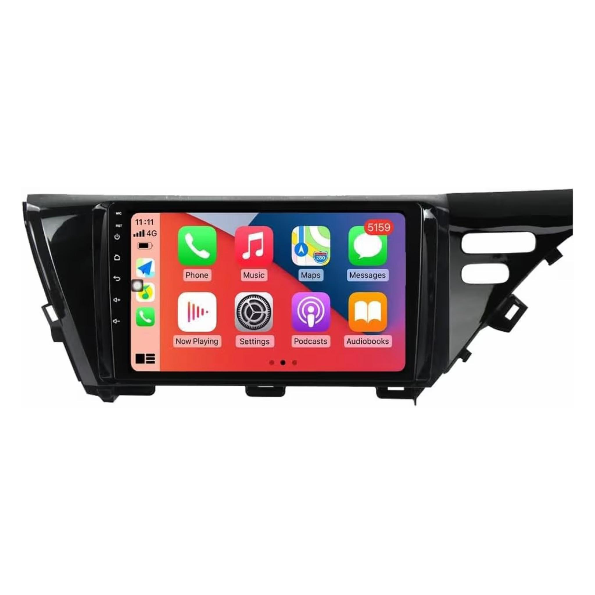 Android Car Stereo for Toyota Camry 8 XV 70 2017-2020 9 Inch IPS.QLED Touch Screen with AHD Camera Included