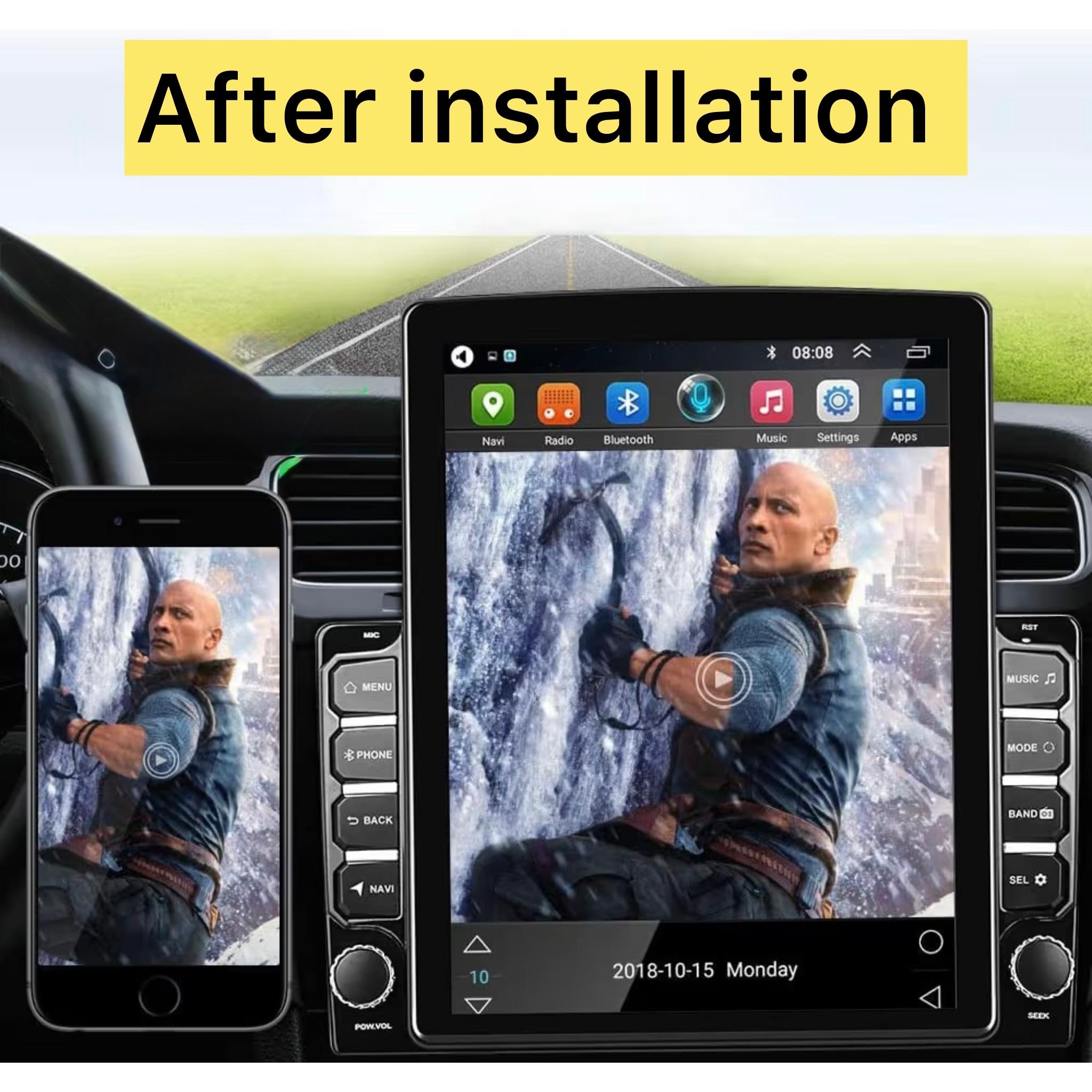 Android Tesla style Vertical Screen for Hyundai Elantra 2008-2010 9.7 Inch IPS.QLED Touch Screen with AHD Camera Included - Image 2