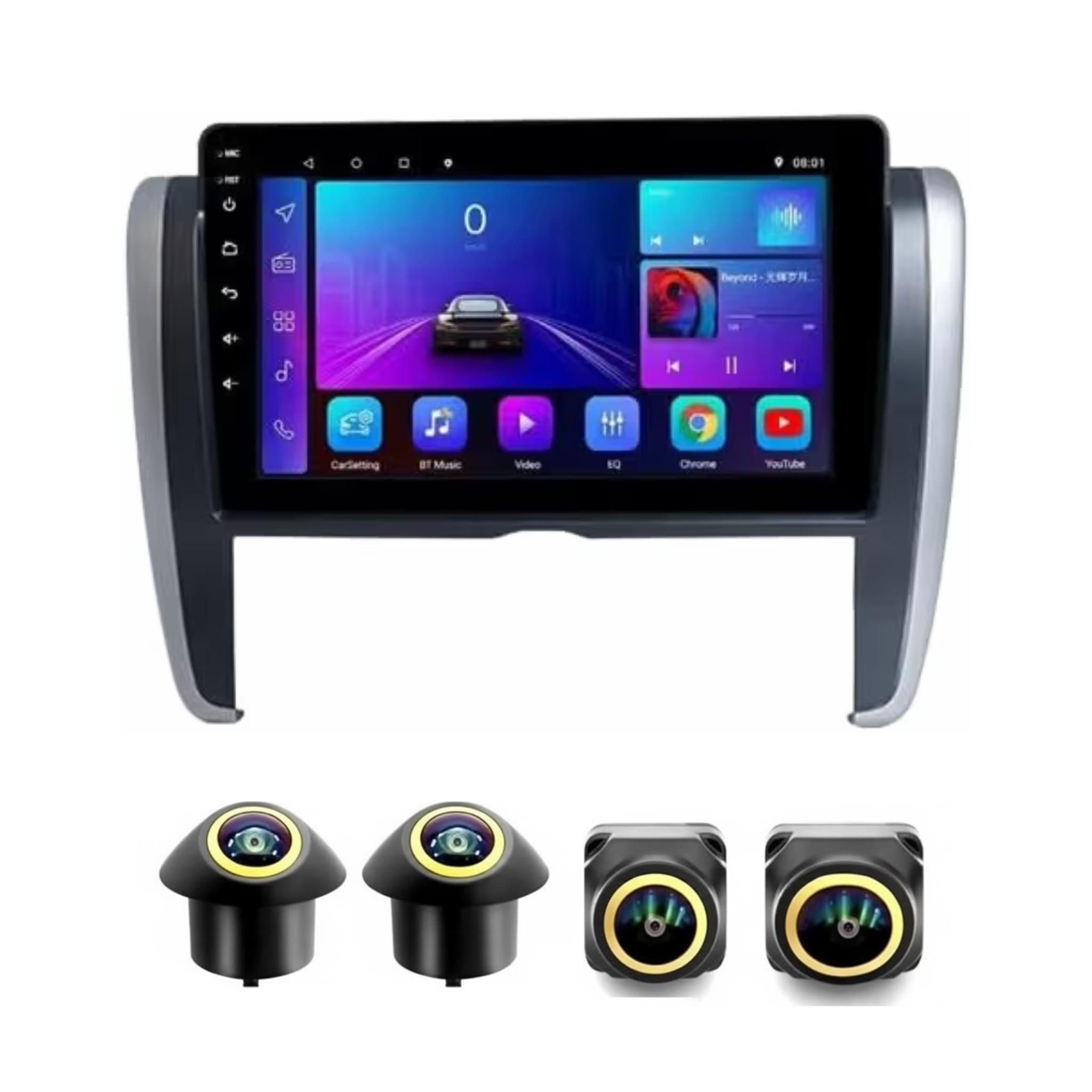 Android Car Stereo for Toyota Premio Allion 2007-2015 9 Inch IPS.QLED Touch Screen with AHD Camera Included - Image 2
