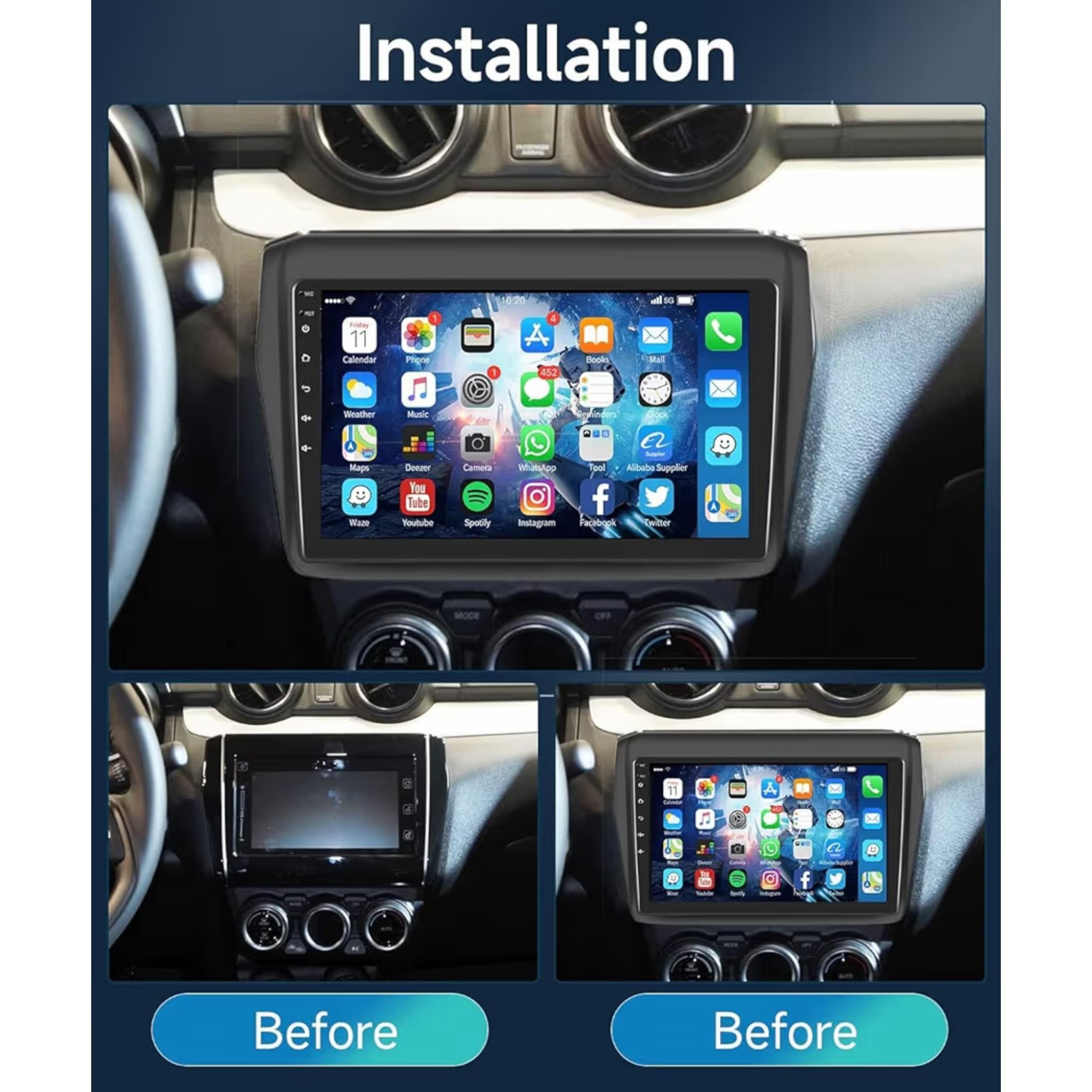 Android Car Stereo for Suzuki Swift 2017-2023 9 Inch IPS.QLED Touch Screen with AHD Camera Included - Image 3