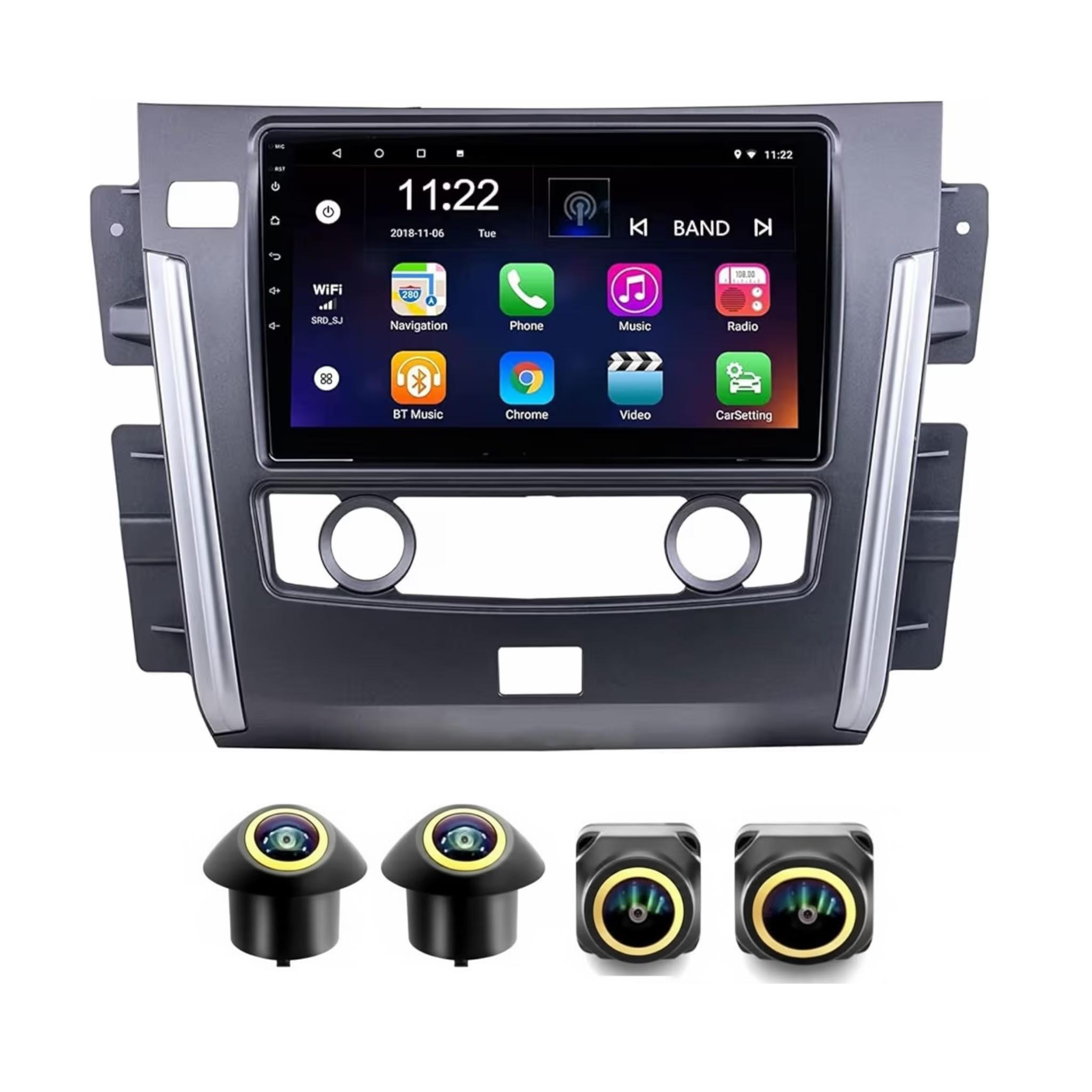 Android Car Stereo for NISSAN PATROL 2013-2019 10 Inch IPS.QLED Touch Screen with AHD Camera Included - Image 2