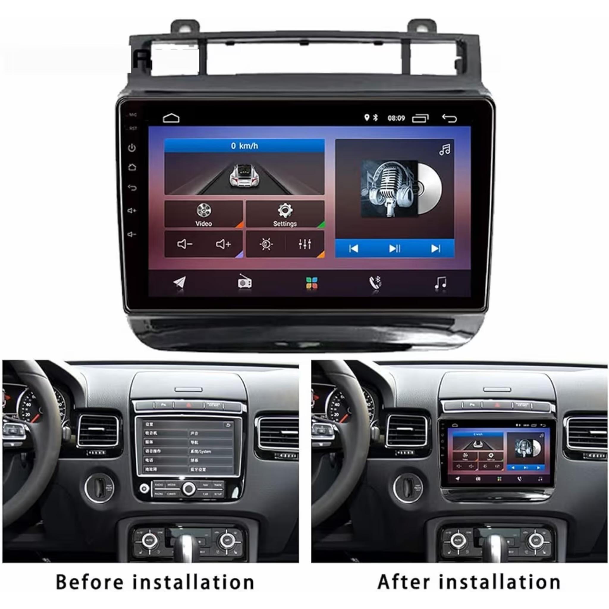 Android Car Stereo for Volkswagen TOUAREG 2012-2016 9 Inch IPS.QLED Touch Screen with AHD Camera Included - Image 3