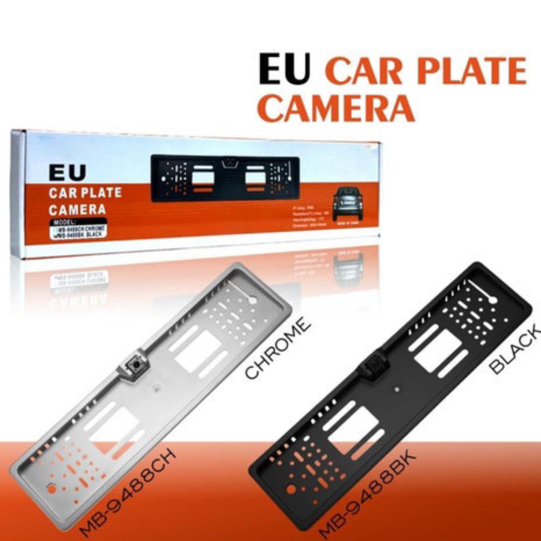 Car Plate Camera, MB-9488BK Black License Plate Frame, European Style Number Plate Holder - Image 2