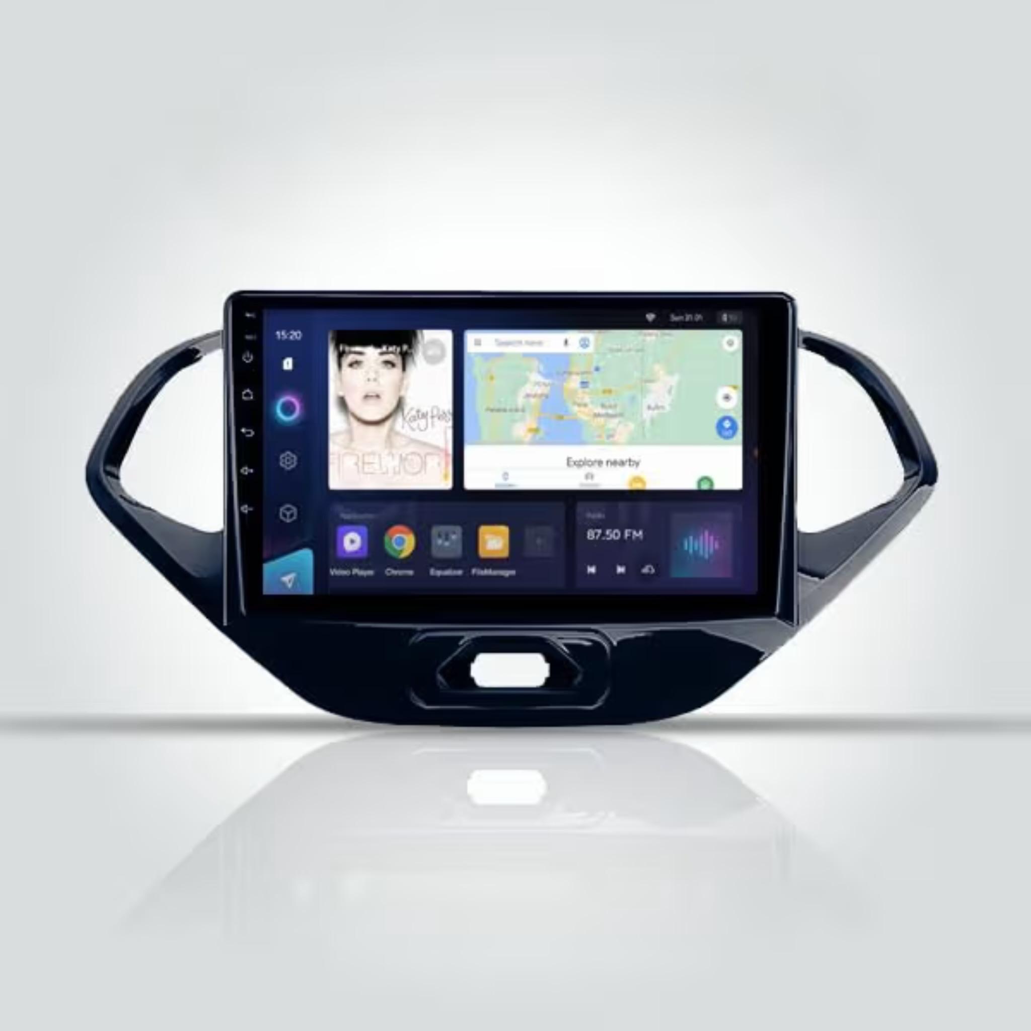 Android Car Stereo for Ford Figo 2015-2020 9 Inch IPS.QLED Touch Screen with AHD Camera Included