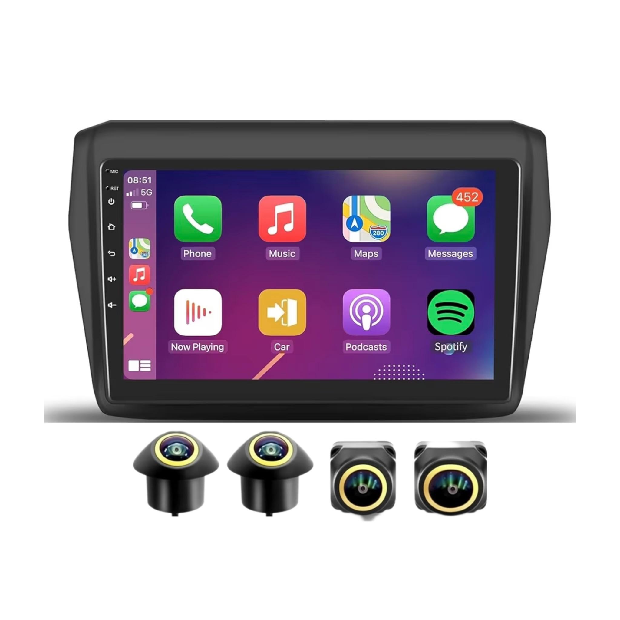 Android Car Stereo for Suzuki Swift 2017-2023 9 Inch IPS.QLED Touch Screen with AHD Camera Included - Image 2