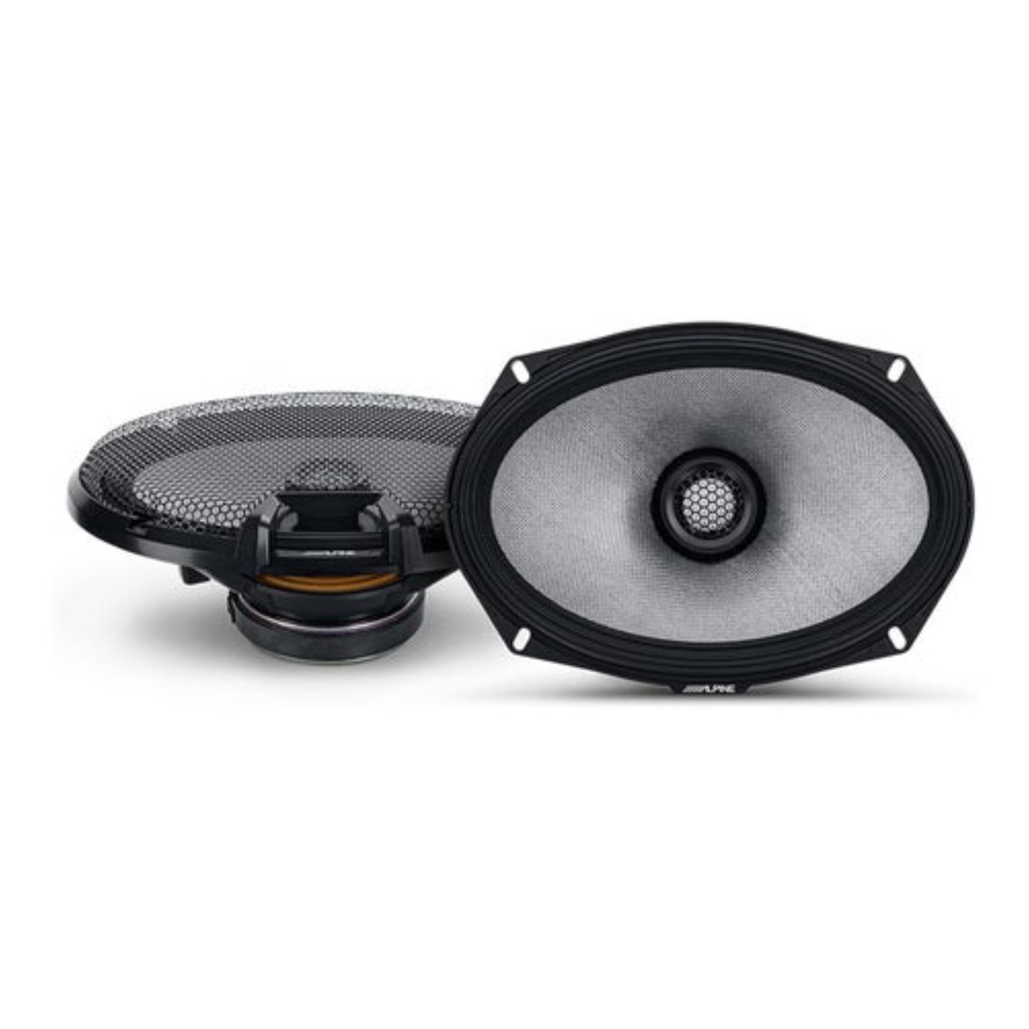 Alpine R-Series R2-S69 6×9" 2-Way Coaxial Speakers with 300 Watt Peak Power
