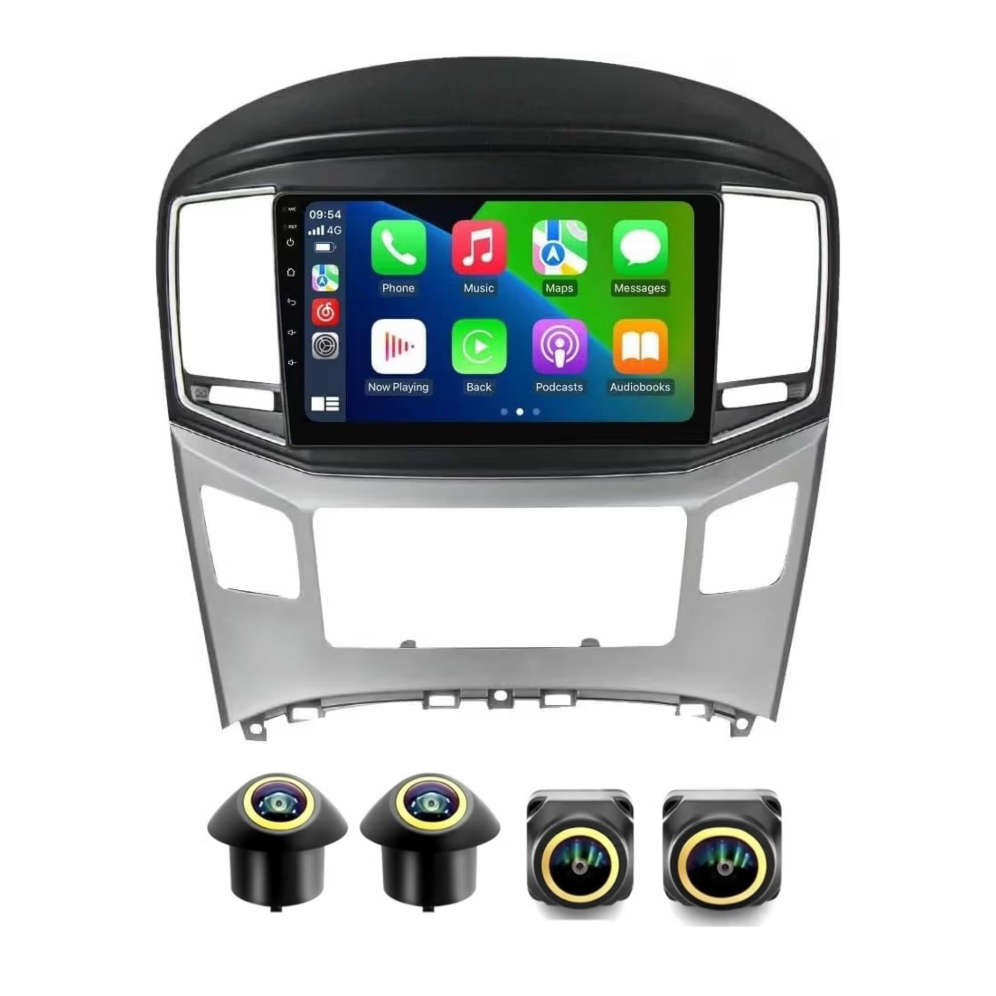 Android Car Stereo for Hyundai H1 2016-2020 9 Inch IPS.QLED Touch Screen with AHD Camera Included - Image 2