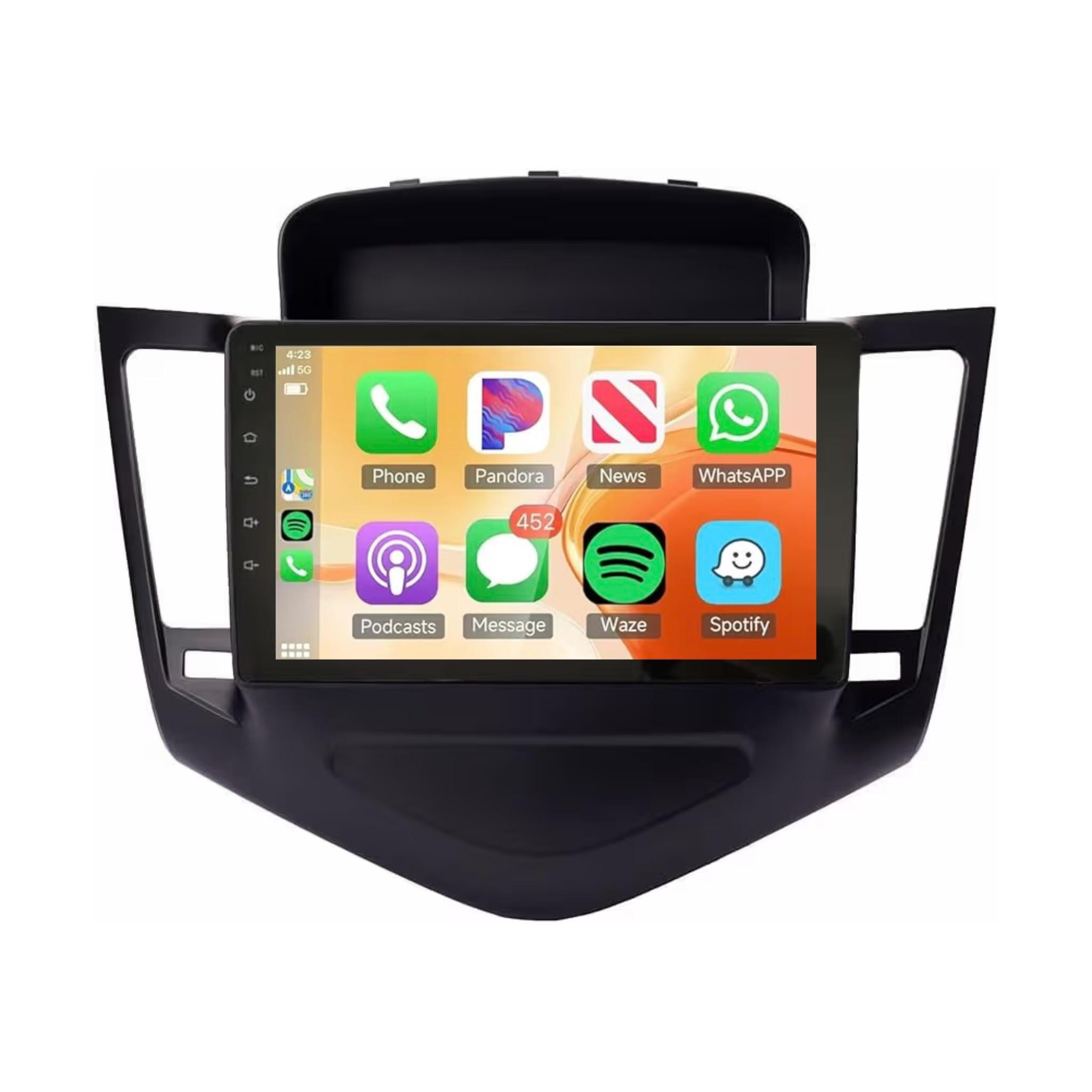 Android Car Stereo for Chevrolet Cruze 2009-2015 9 Inch IPS.QLED Touch Screen with AHD Camera Included