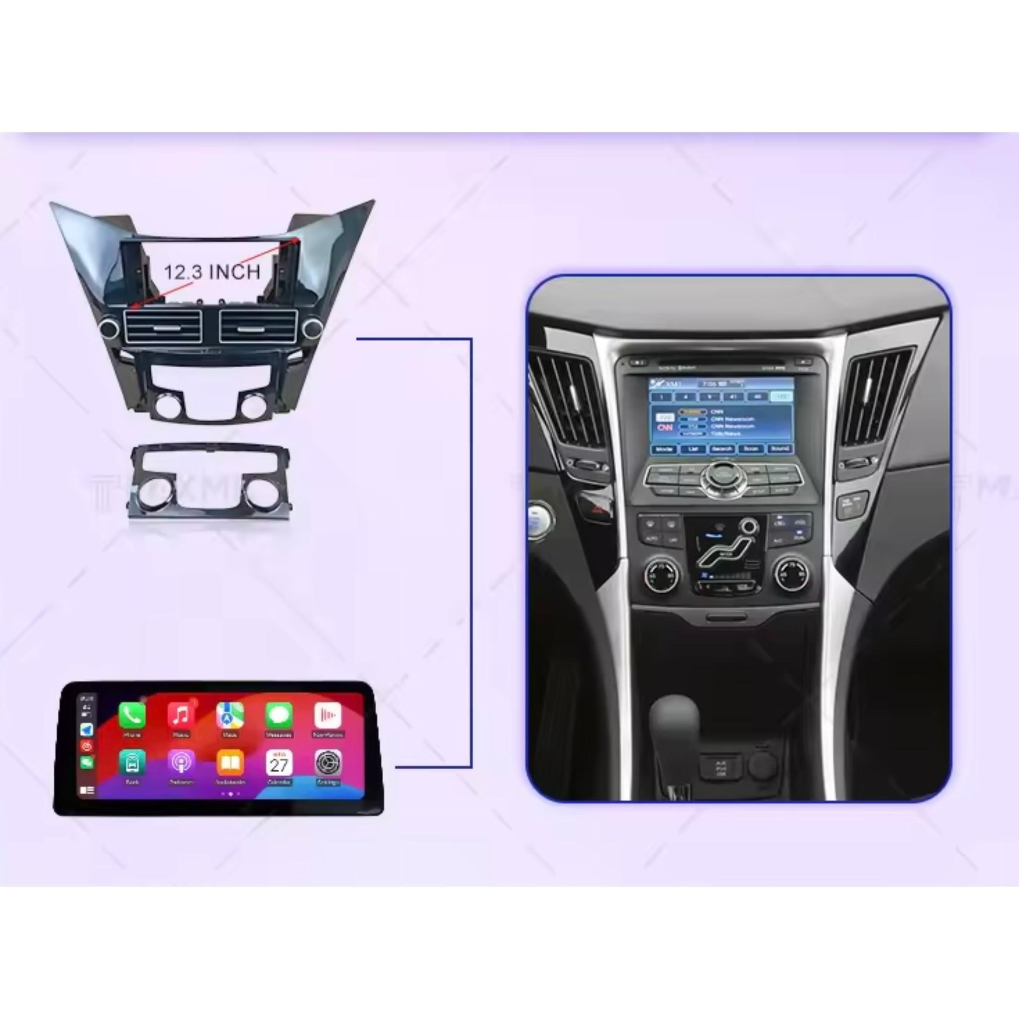 Android Car Stereo 12.3 Inch For HYUNDAI SONATA 2011-2014 IPS.QLED Touch Screen with AHD Camera Included - Image 2