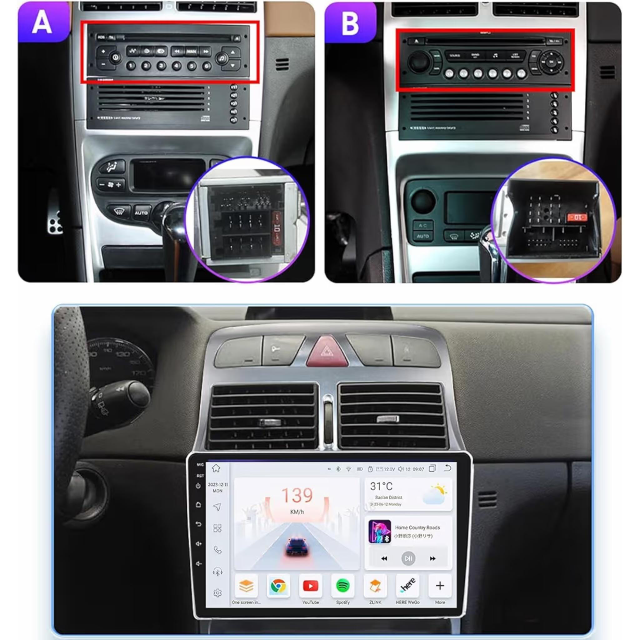 Android Car Stereo for Peugeot 307 307CC 307SW 2002-2013 9 Inch IPS.QLED Touch Screen with AHD Camera Included - Image 3