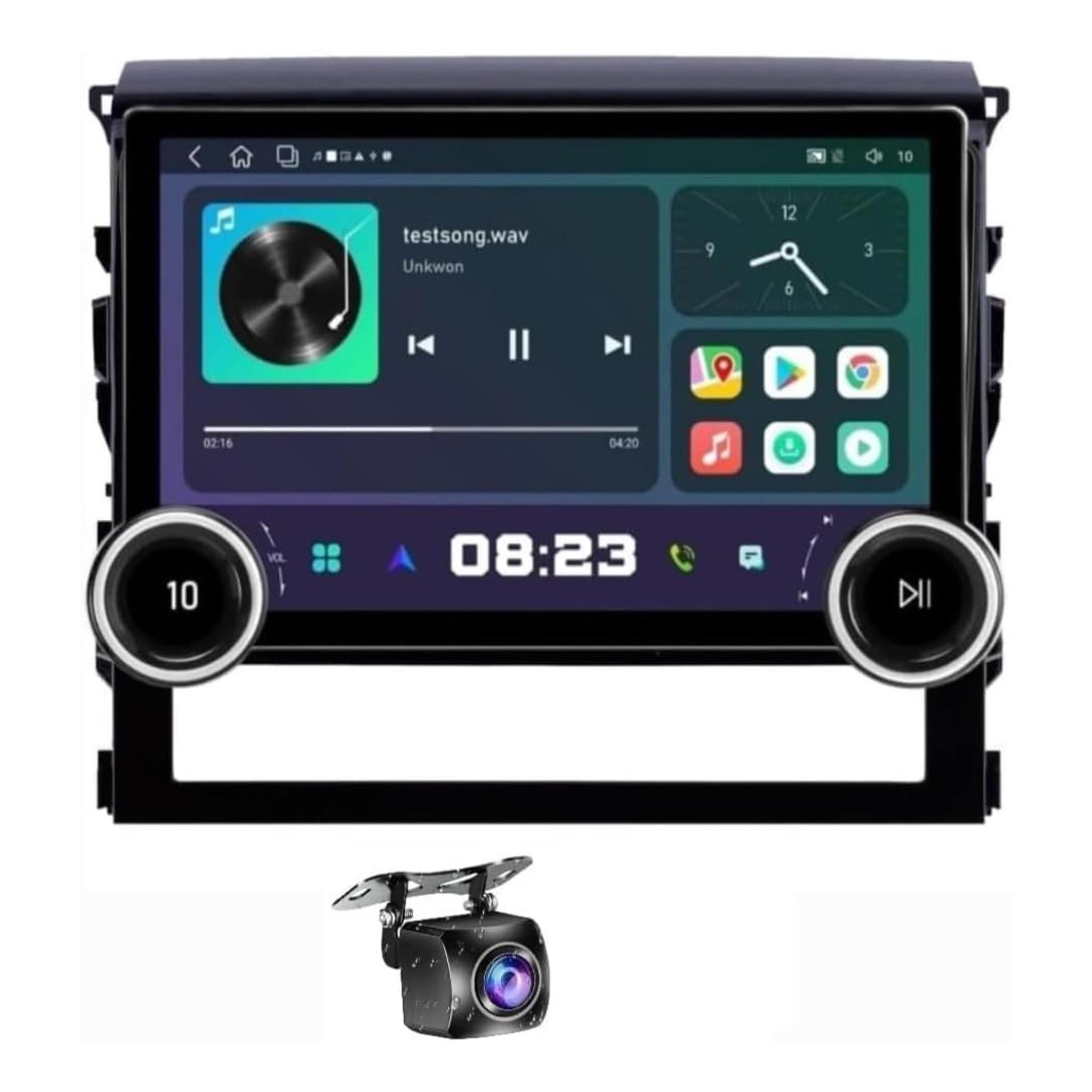 Diamond 2K Car Stereo Screen for Toyota Land Cruiser GXR 2016-2021 10.33" Inch IPS.QLED Touch Screen with AHD Camera Included
