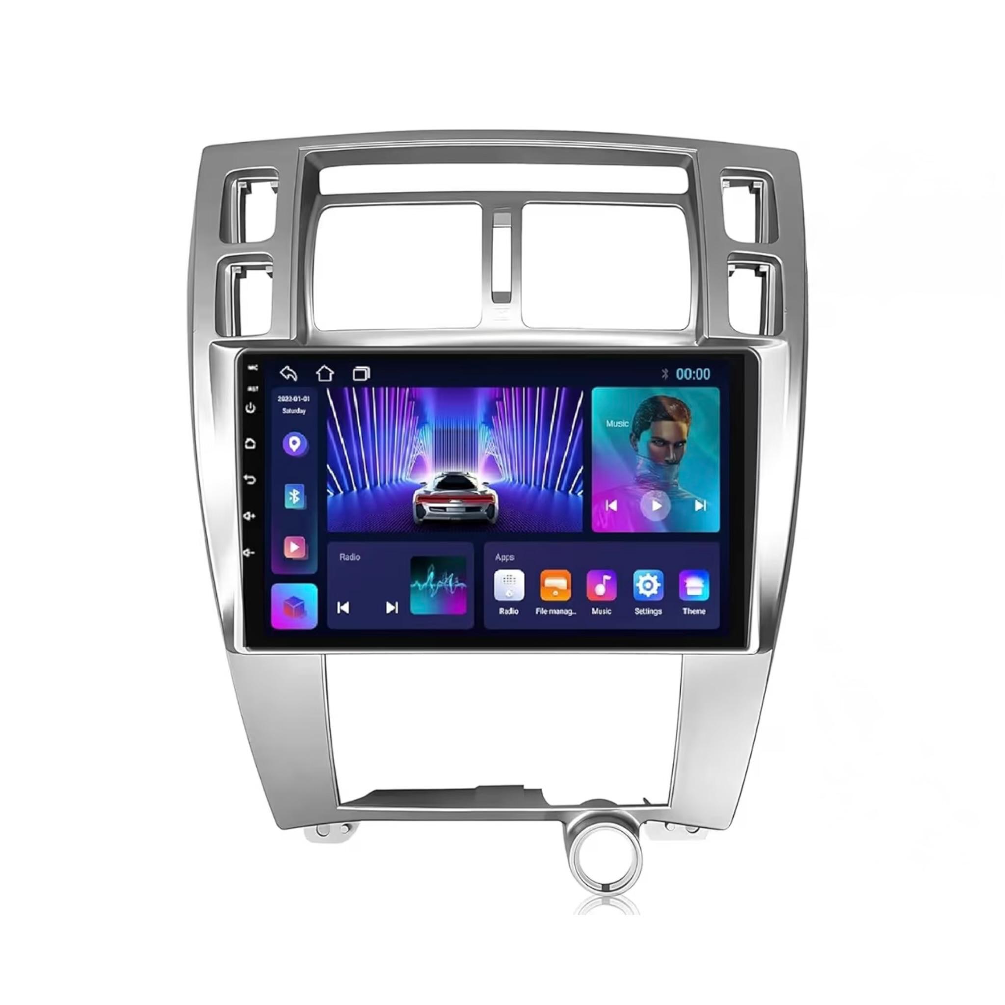 Android Car Stereo for Hyundai Tucson 2006-2009 10 Inch IPS.QLED Touch Screen with AHD Camera Included