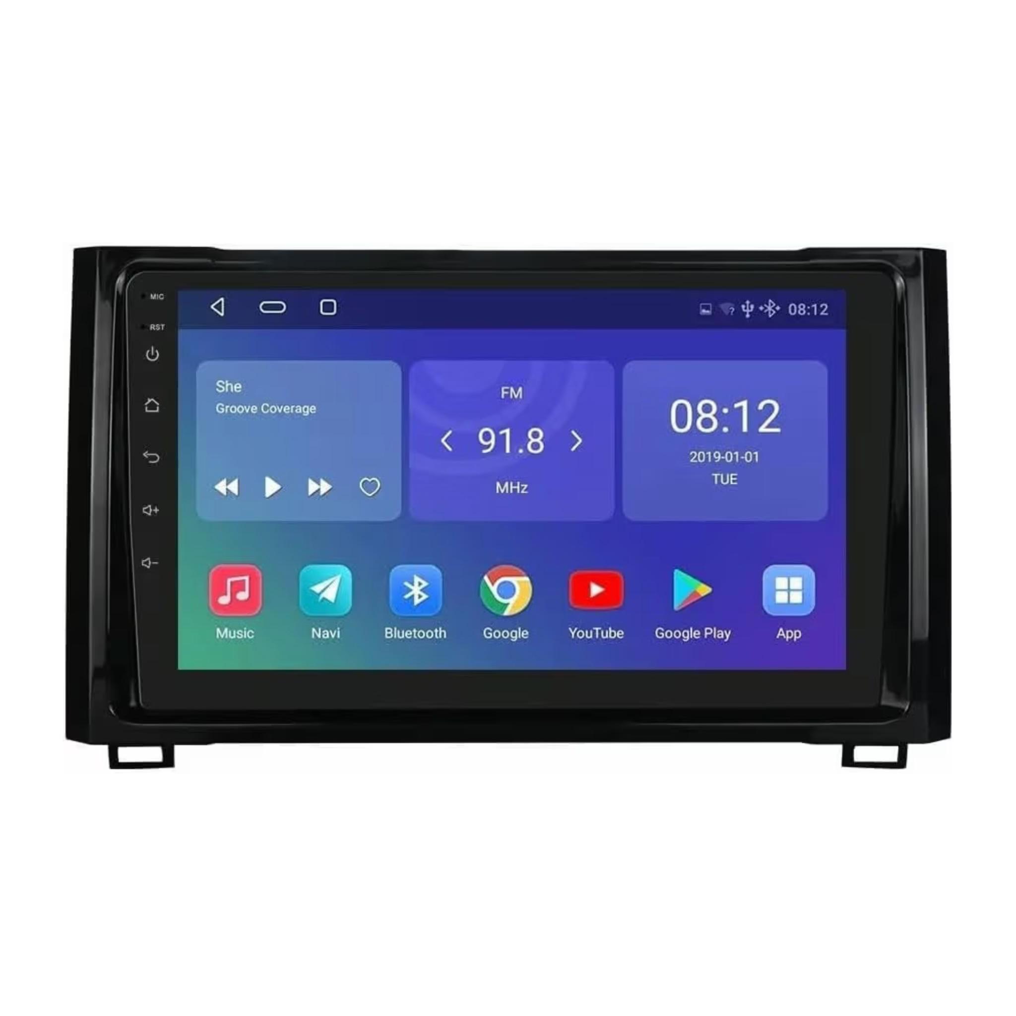 Android Car Stereo for Toyota Tundra 2014-2021 9 Inch IPS.QLED Touch Screen with AHD Camera Included