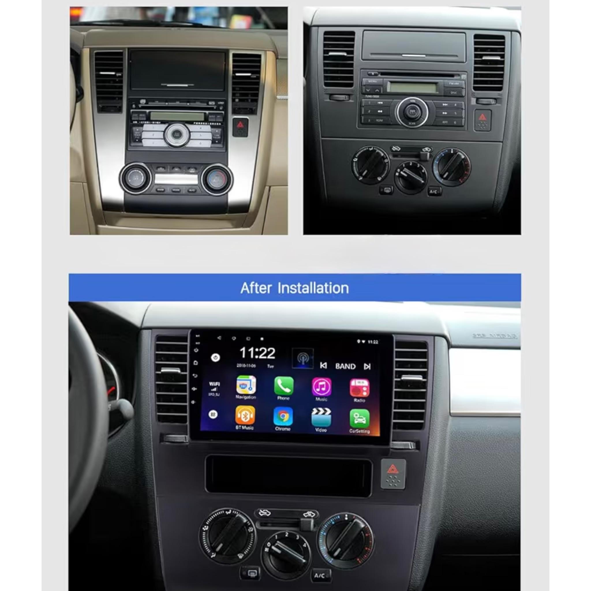 Android Car Stereo for Nissan Tiida 2005-2013 9 Inch IPS.QLED Touch Screen with AHD Camera Included - Image 3