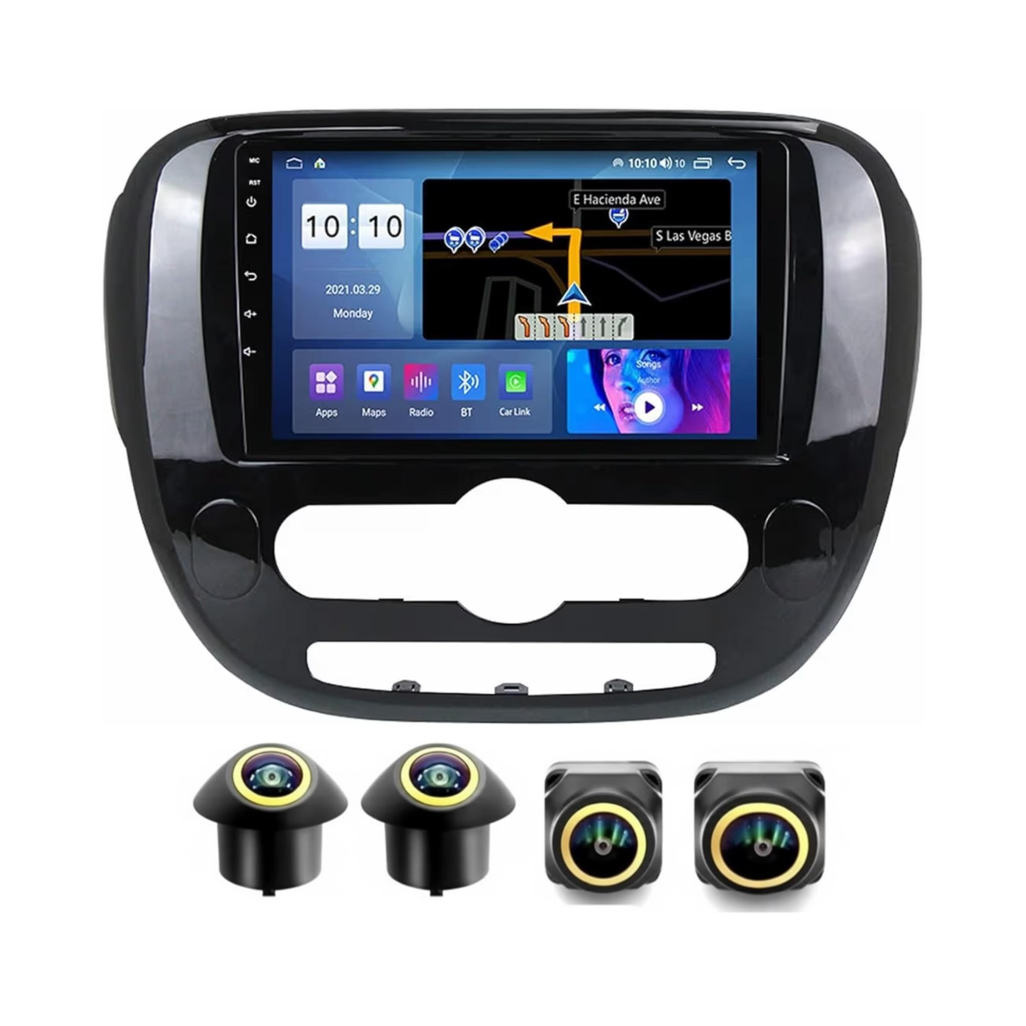 Android Car Stereo for Kia Soul 2013-2019 9 Inch IPS.QLED Touch Screen with AHD Camera Included - Image 2