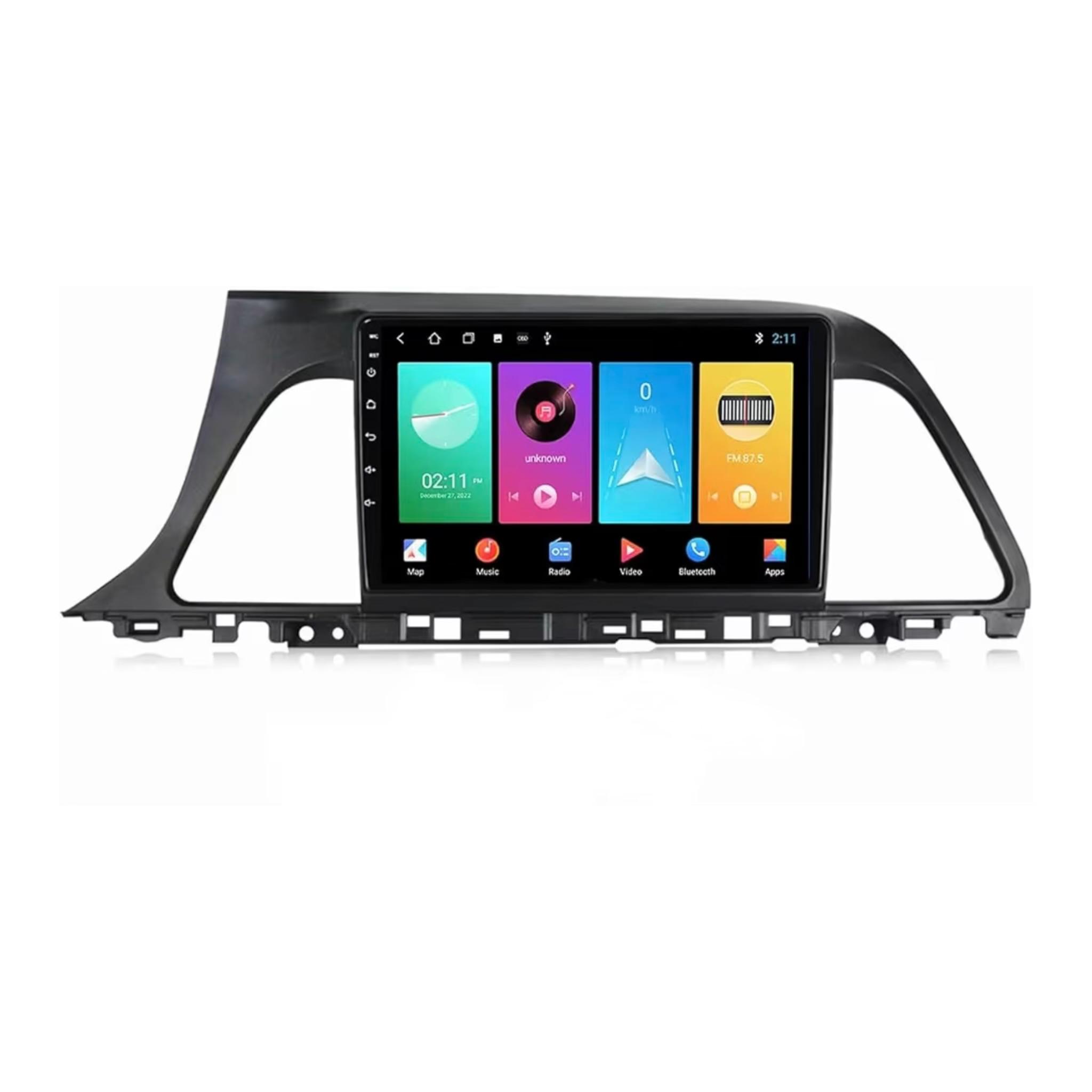 Android Car Stereo for Hyundai Sonata 2015-2017 10 Inch IPS.QLED Touch Screen with AHD Camera Included