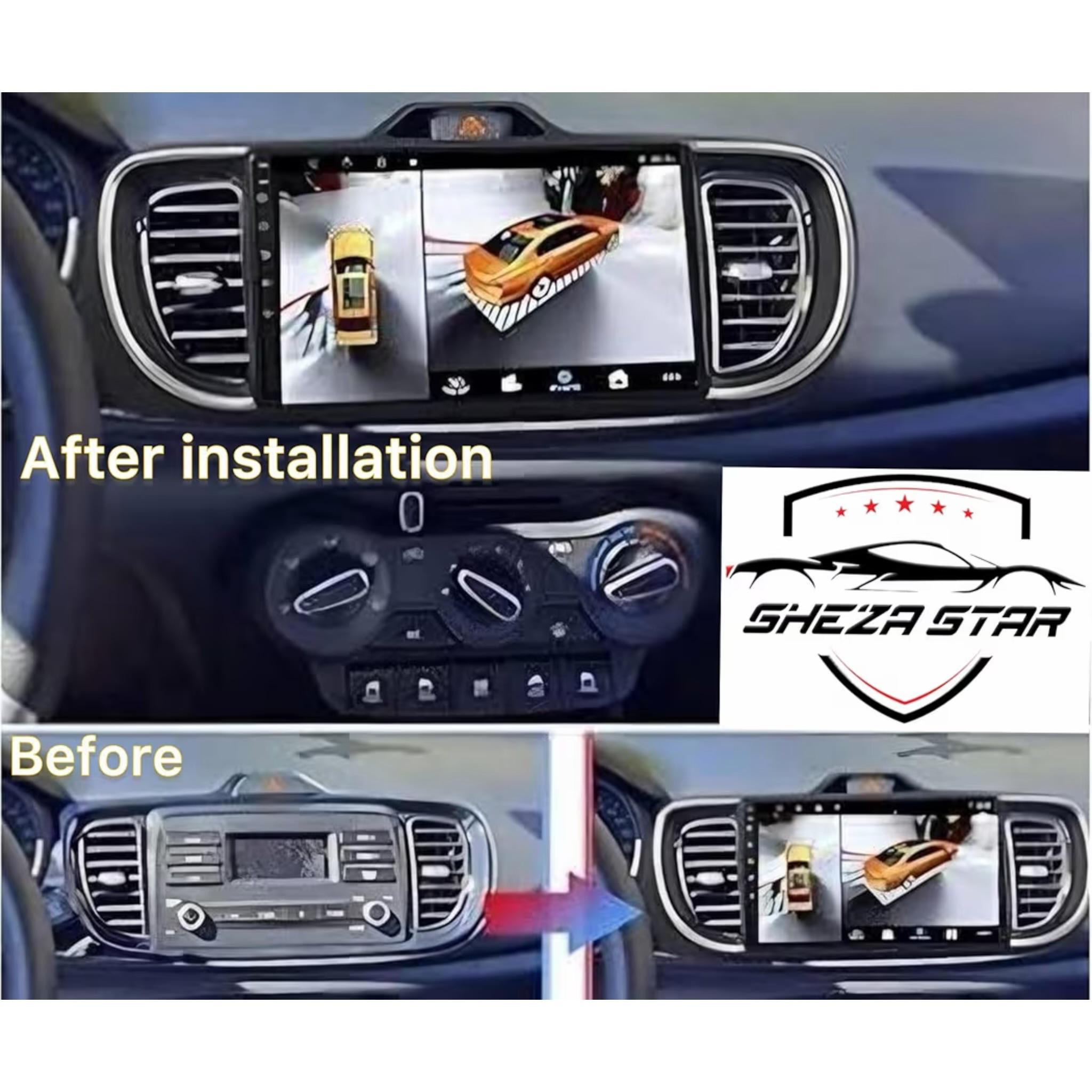 Android Car Stereo for KIA PEGAS 2012-2017 9 Inch IPS.QLED Touch Screen with AHD Camera Included - Image 3