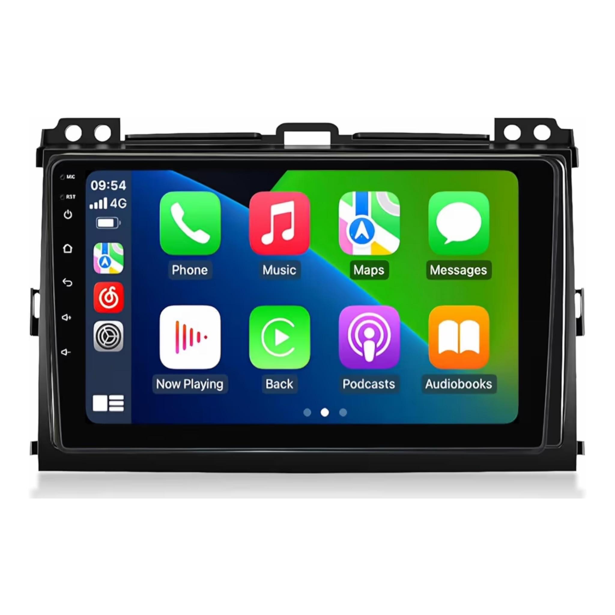 Android Car Stereo for Toyota Prado 2004-2009 9 Inch IPS.QLED Touch Screen with AHD Camera Included