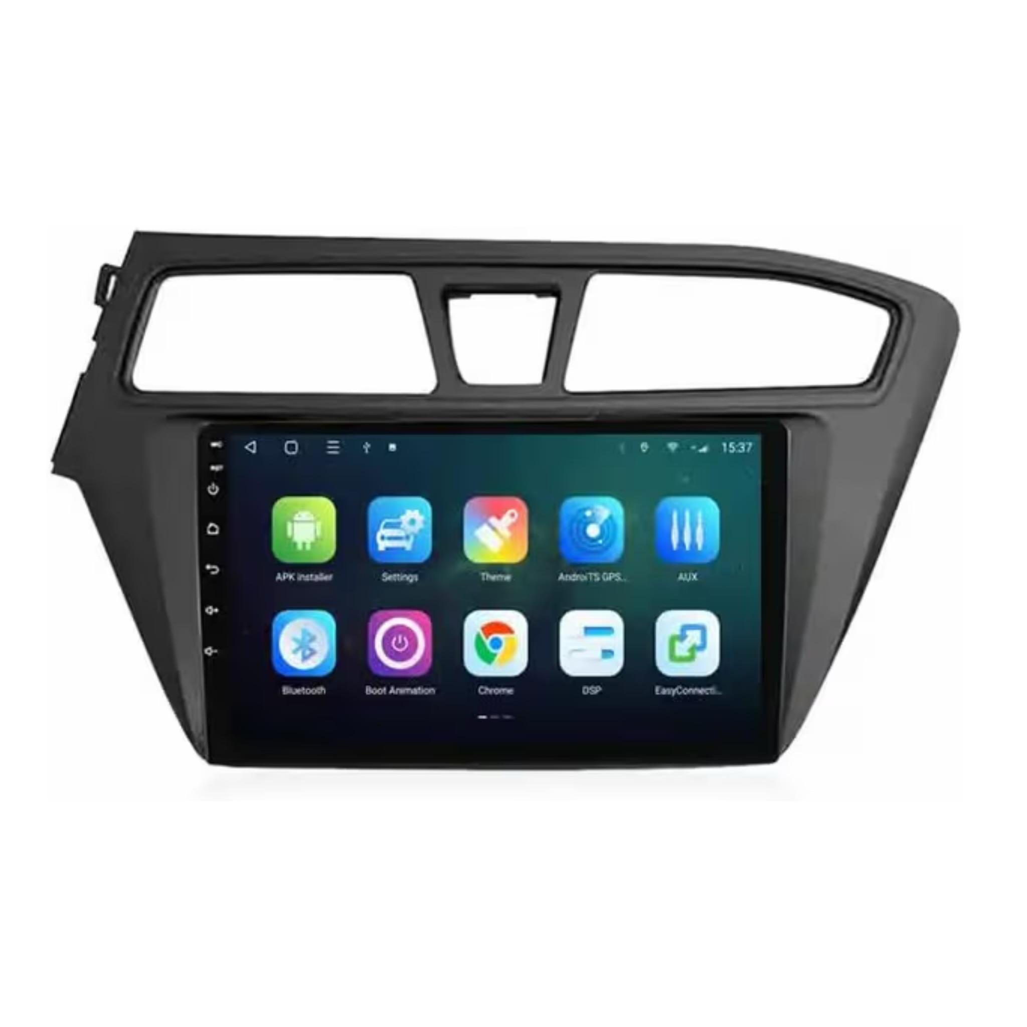 Android Car Stereo for Hyundai i20 2014-2019 9 Inch IPS.QLED Touch Screen with AHD Camera Included